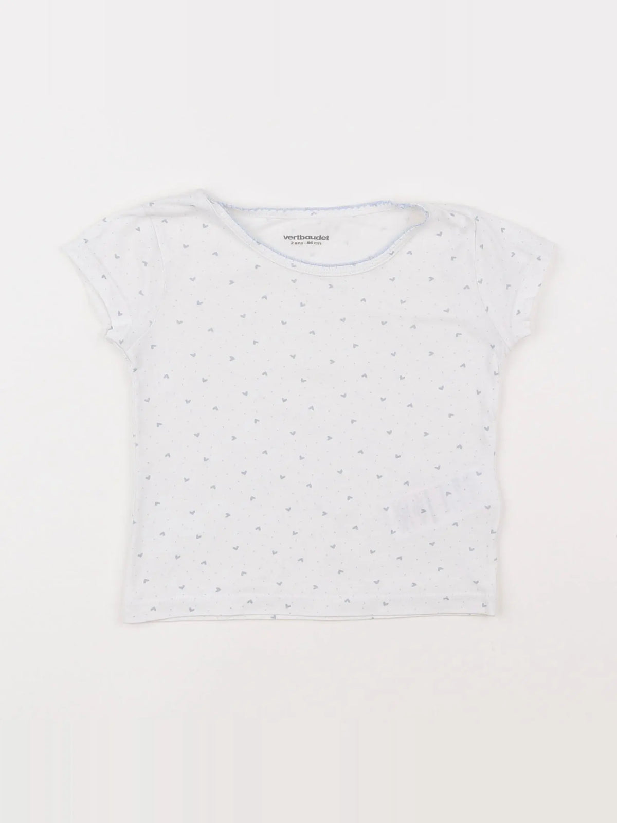 Vertbaudet - maillot de corps blanc - 2 ans