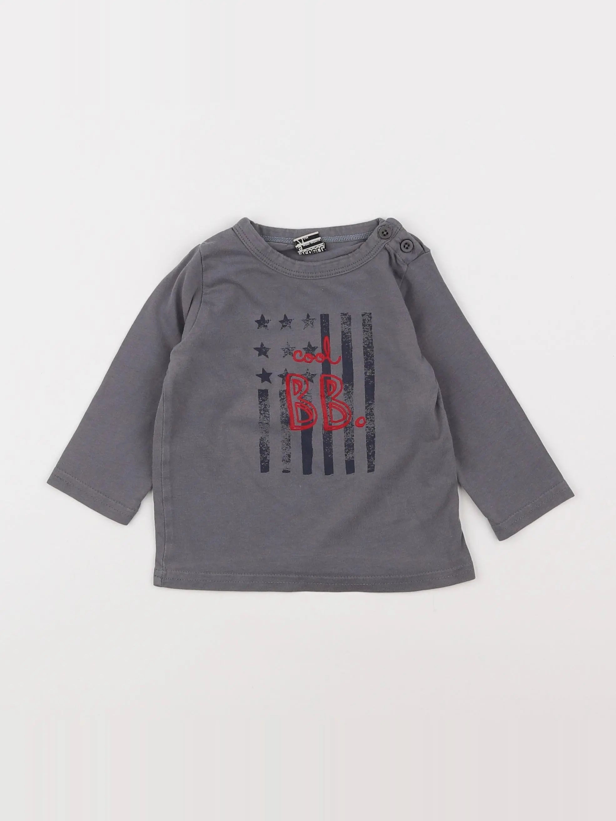 Tape à l'oeil - tee-shirt gris - 9 mois