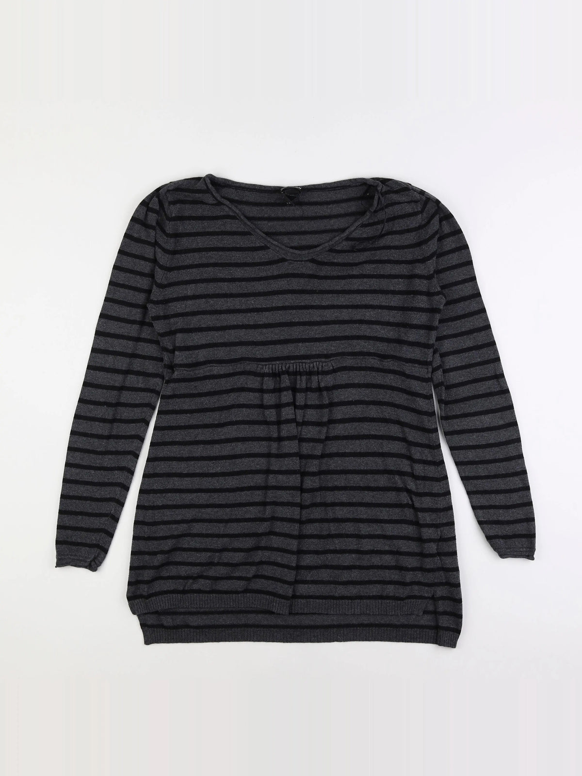 H&M - robe grossesse gris - 40