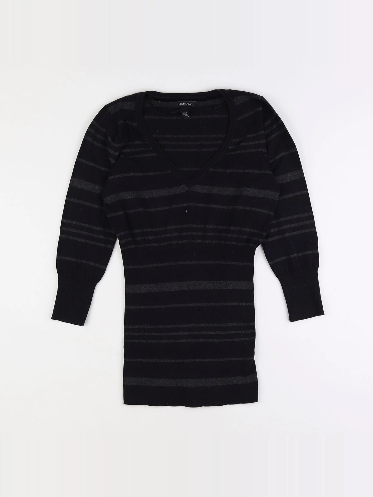 H&M - pull grossesse gris, noir - 38