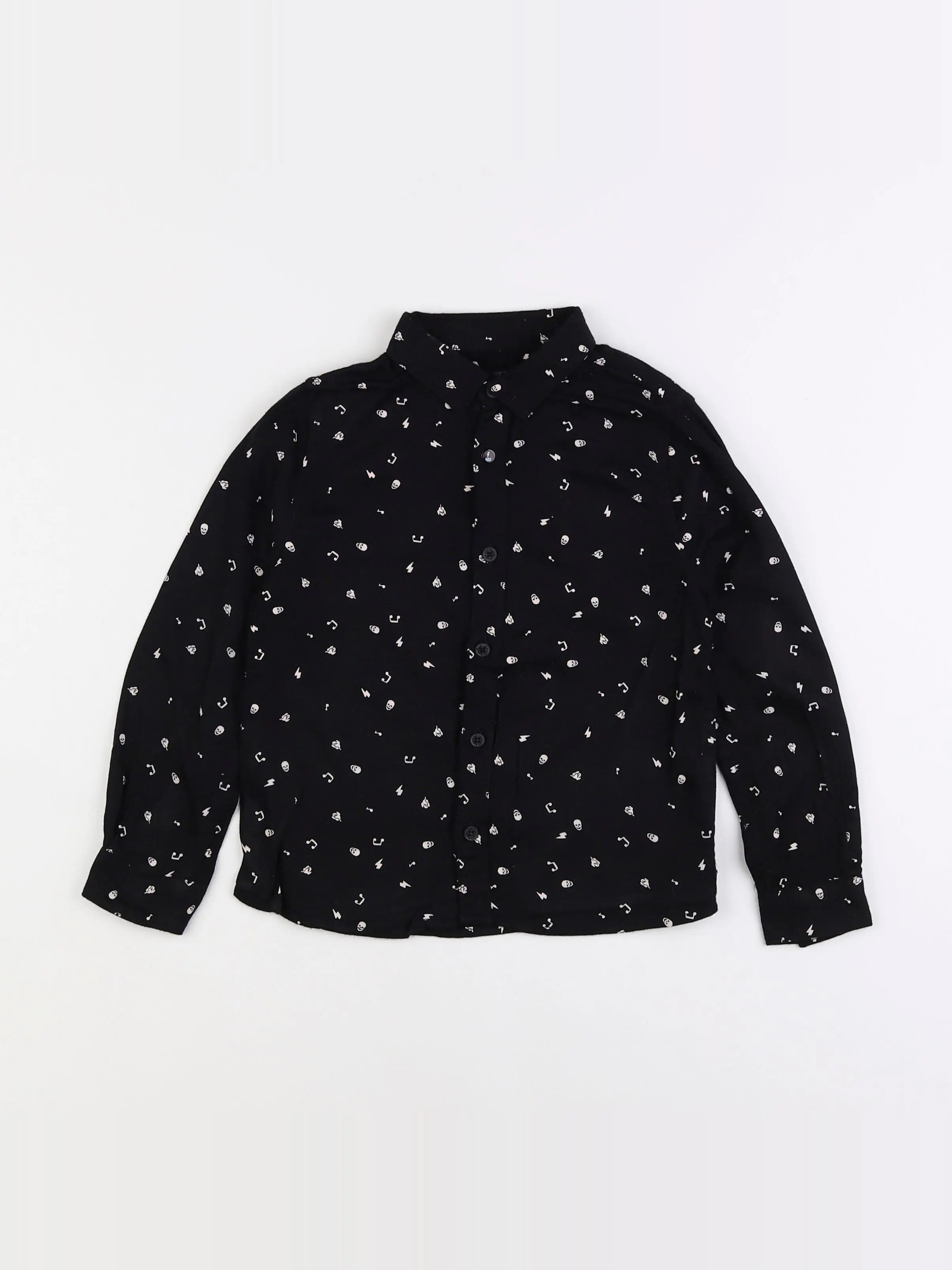 IKKS - chemise noir - 4 ans