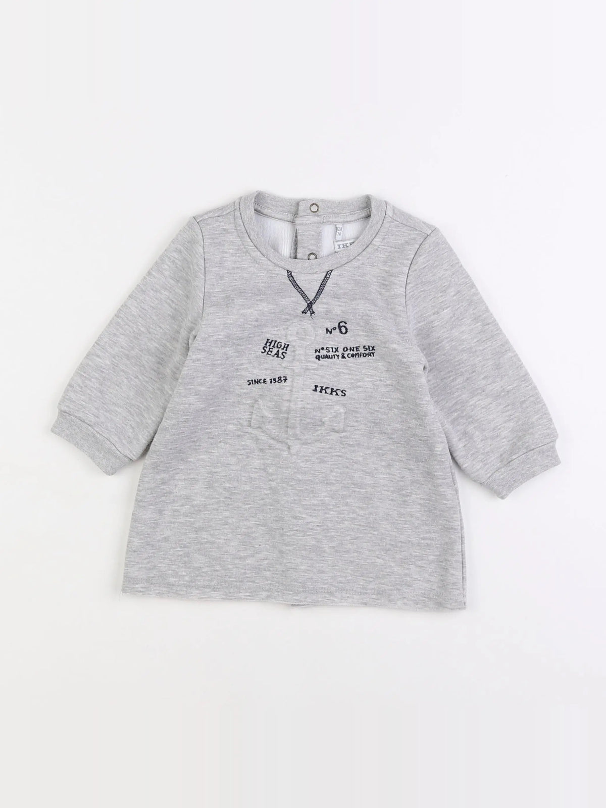 IKKS - robe gris - 12 mois