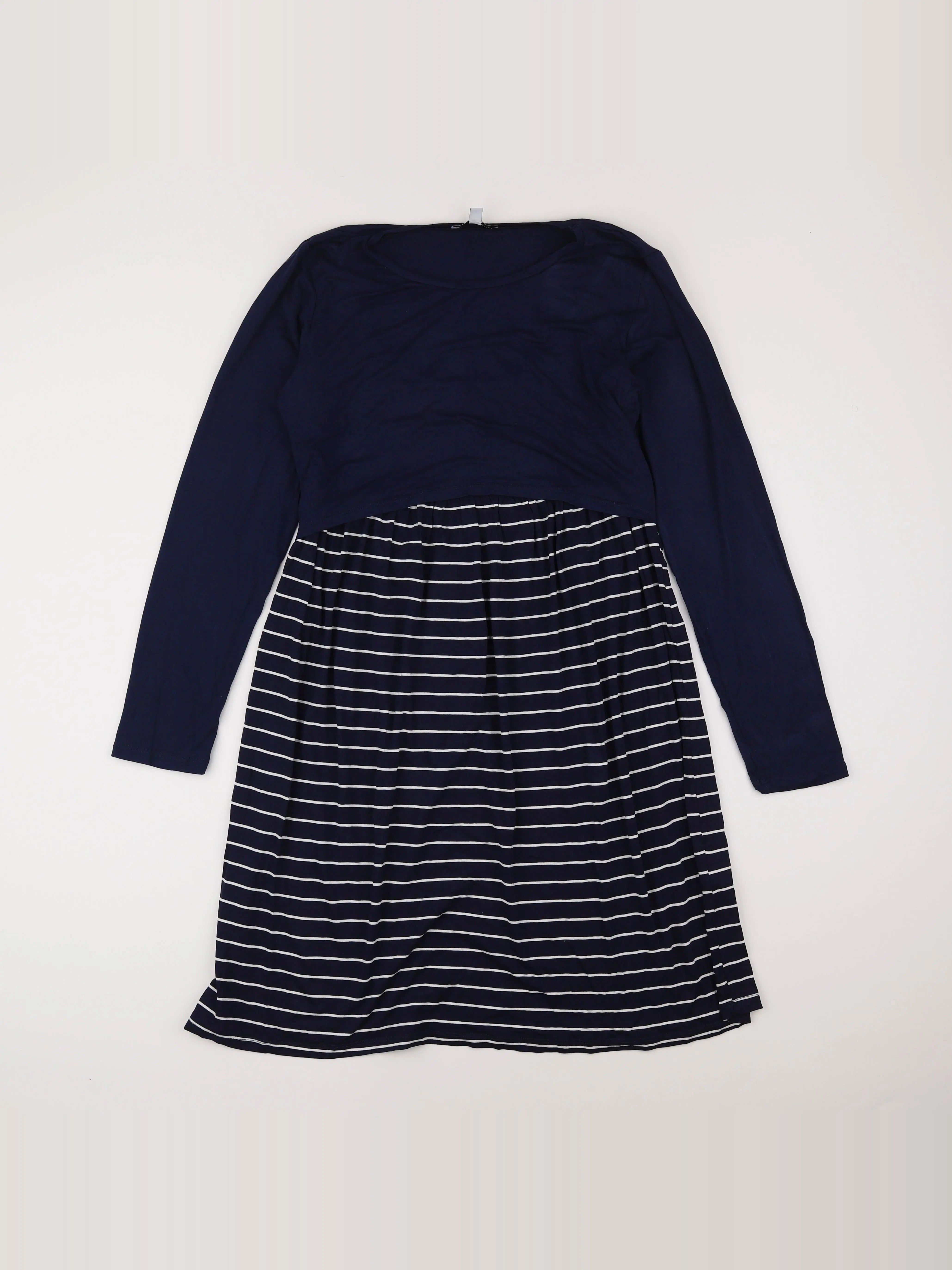 Envie de fraise - robe grossesse bleu - 42 à 44