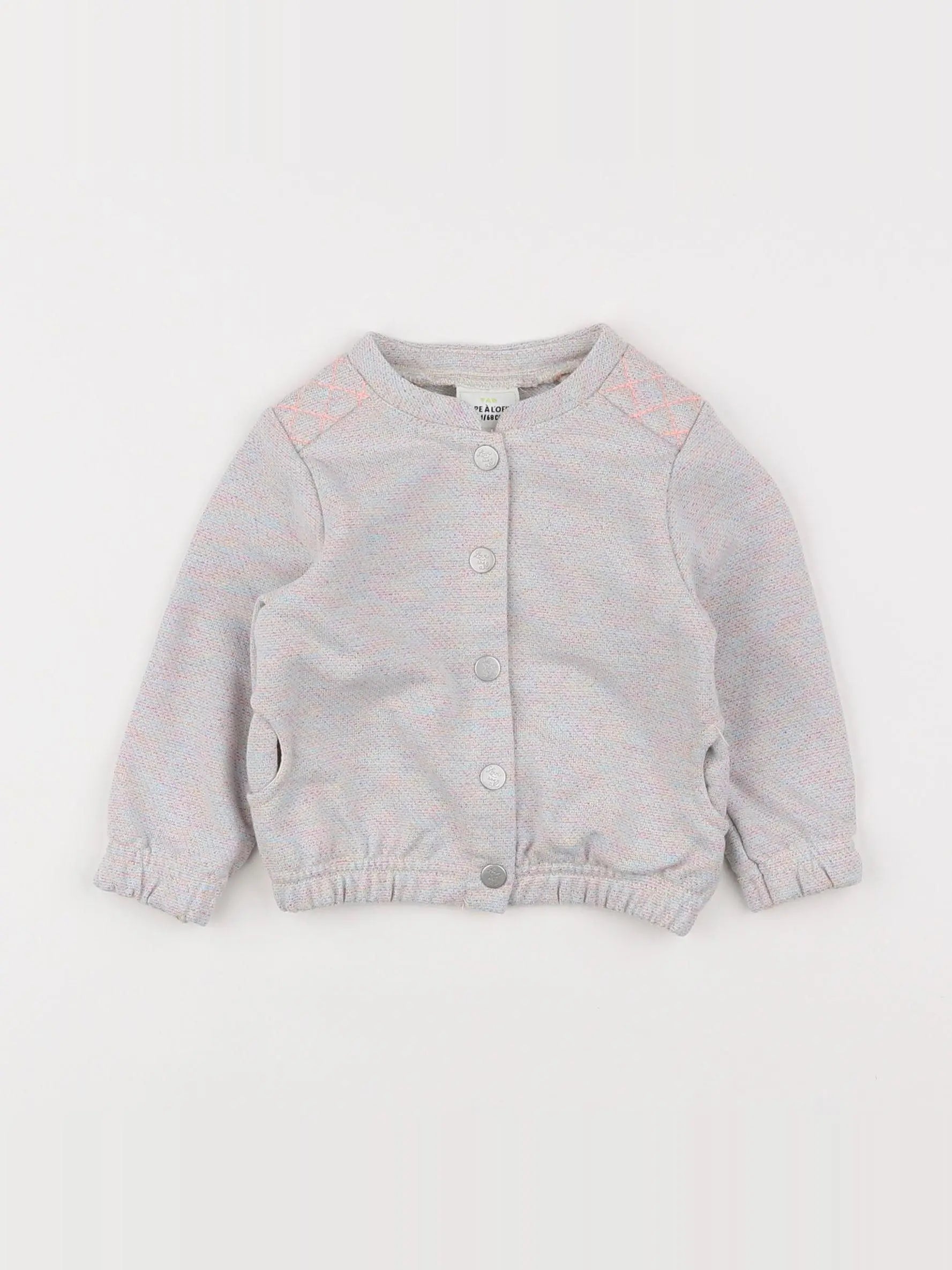 Tape à l'oeil - gilet multicolore - 6 mois