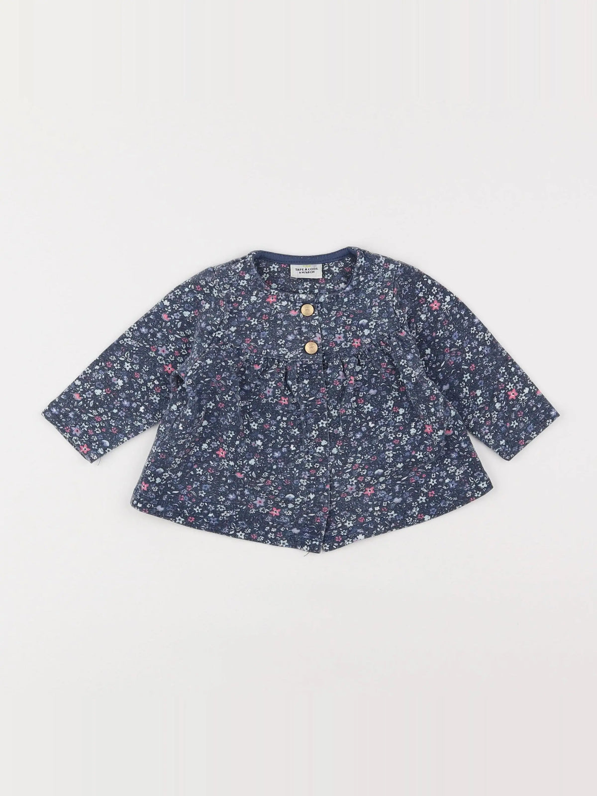 Tape à l'oeil - blouse bleu - 6 mois