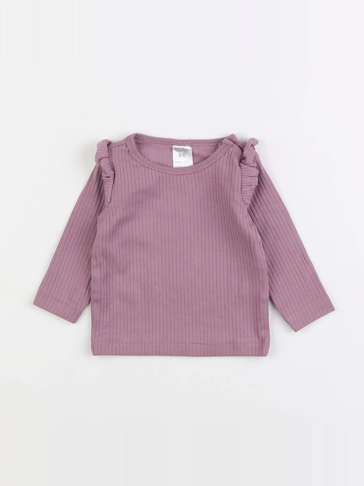 H&M - tee-shirt violet - 3 mois