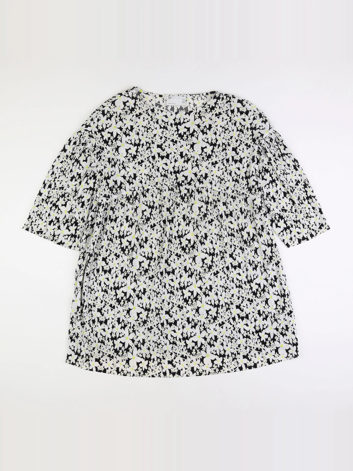 Asos - robe grossesse noir, blanc - 40