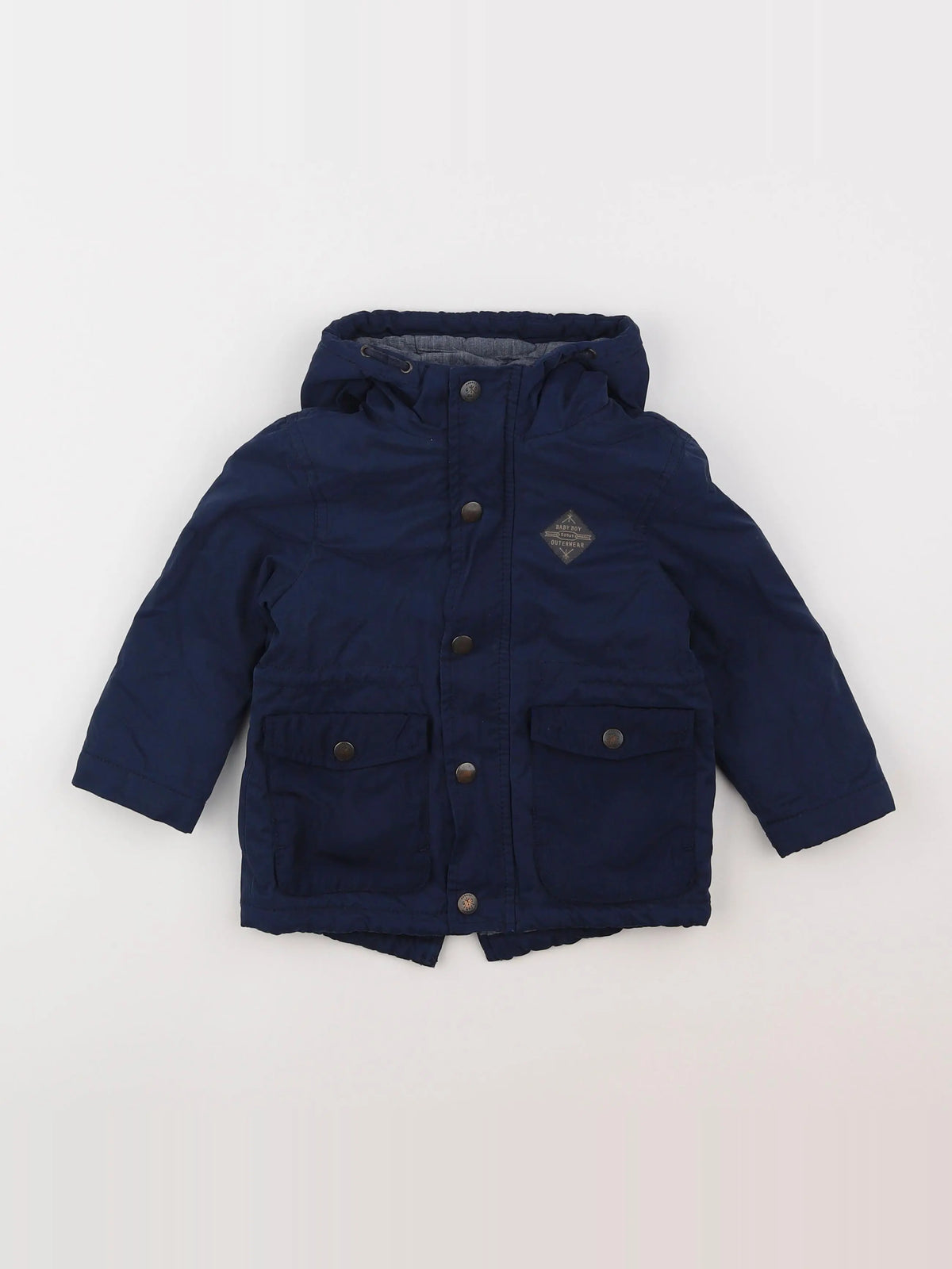 Zara - manteau bleu - 18 mois à 2 ans