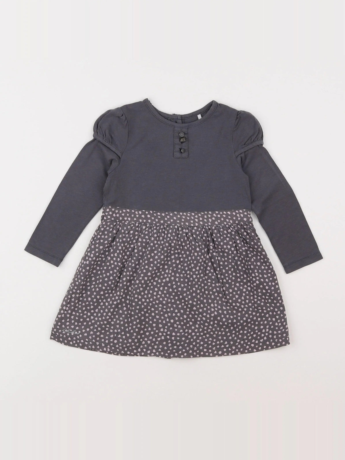 IKKS - robe gris - 2 ans