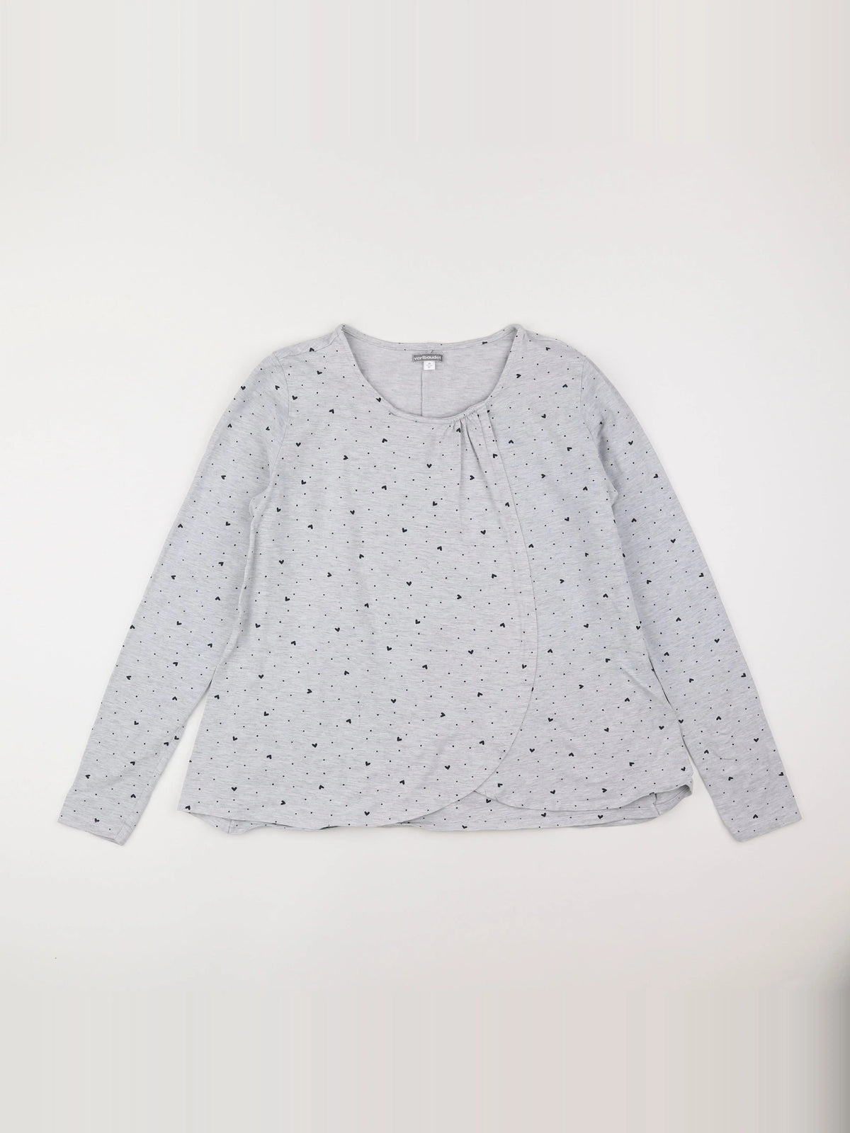 Vertbaudet - tee-shirt grossesse gris - 38 à 40