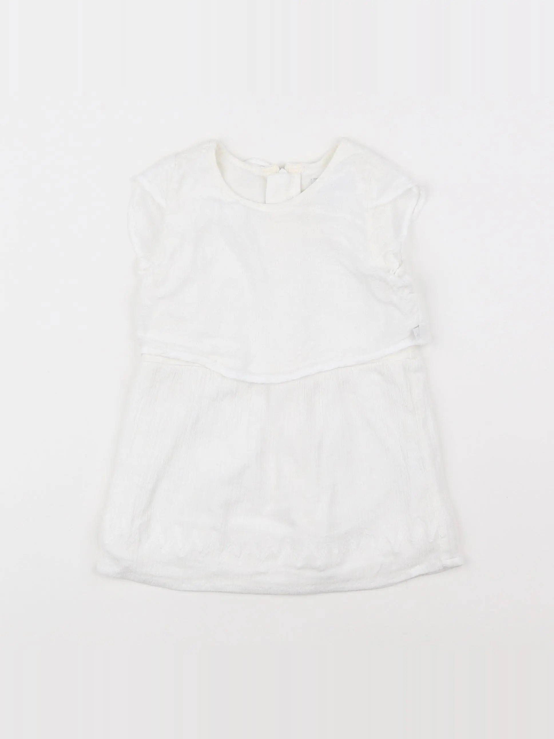 IKKS - robe blanc - 12 mois