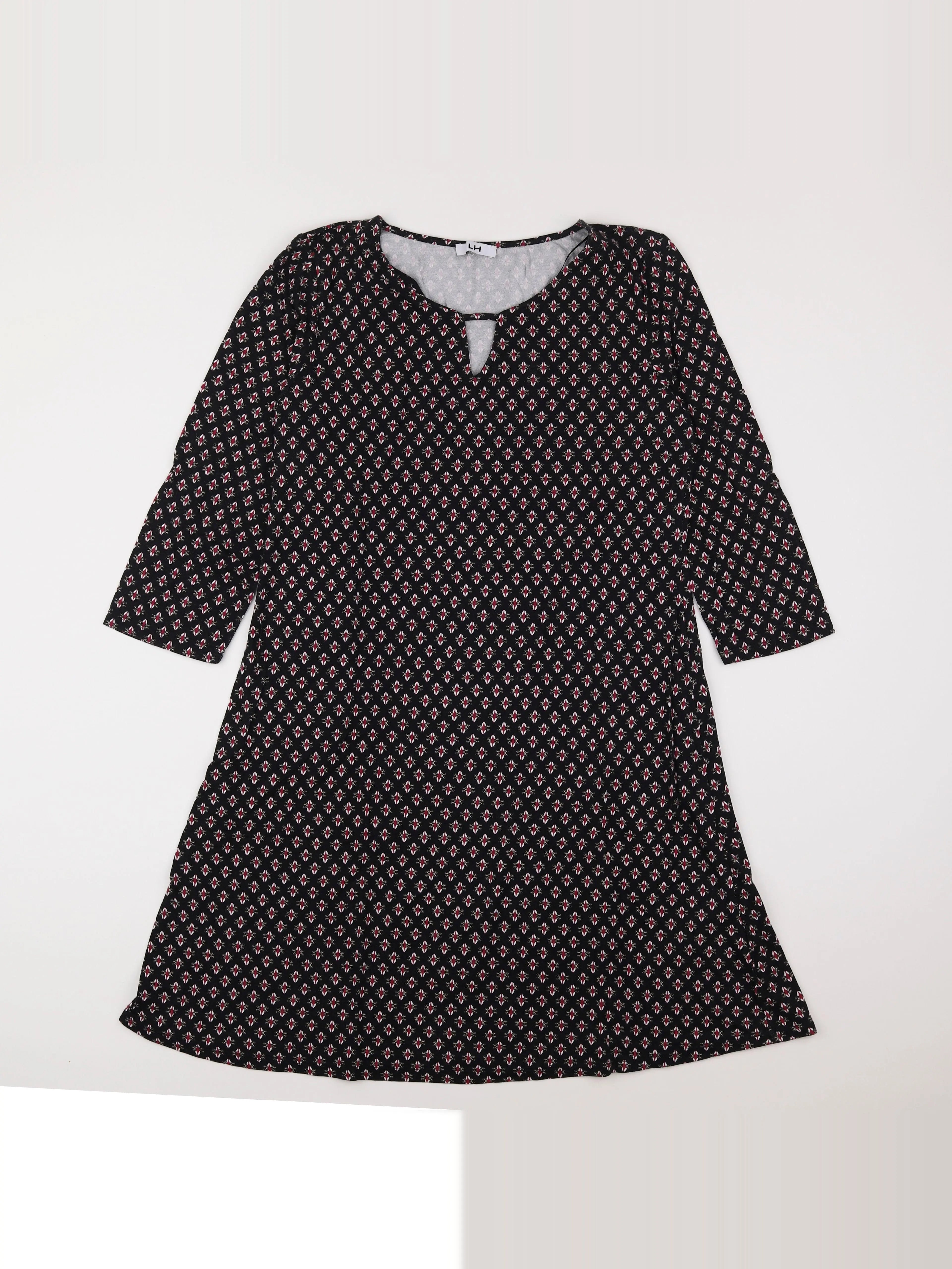 La Halle - robe grossesse noir, rouge - 44 à 46