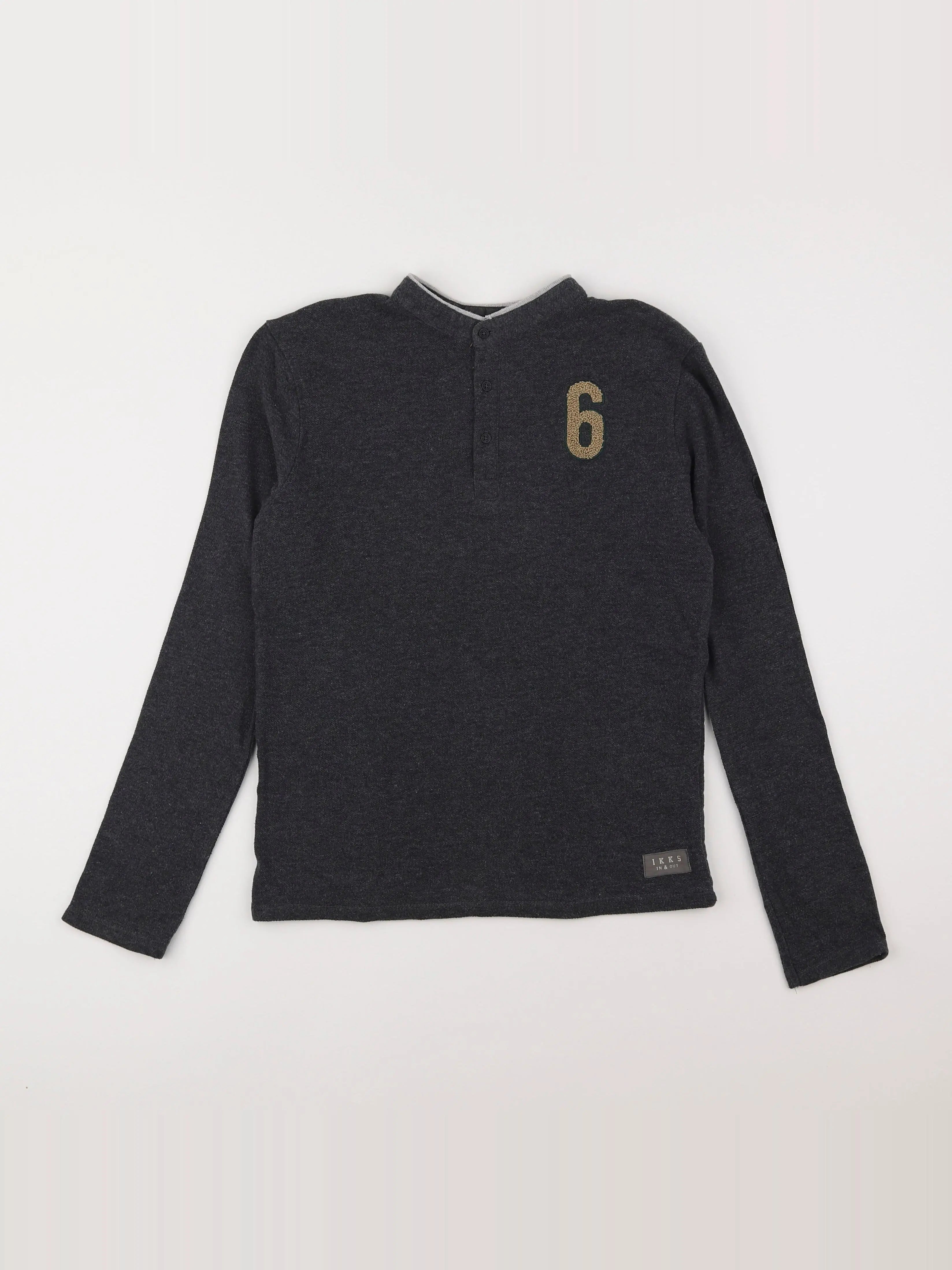 IKKS - polo gris - 12 ans