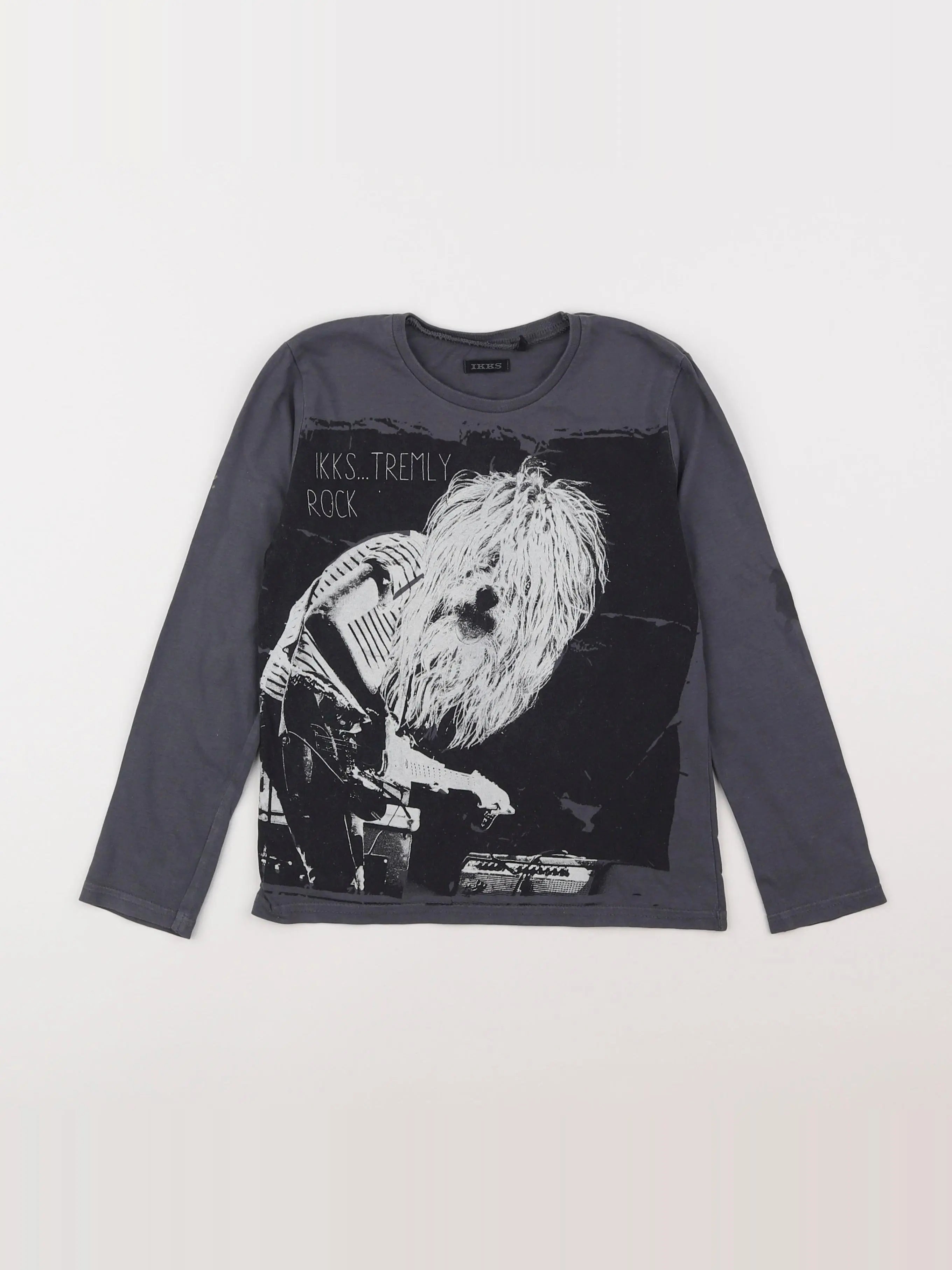 IKKS - tee-shirt gris - 6 ans