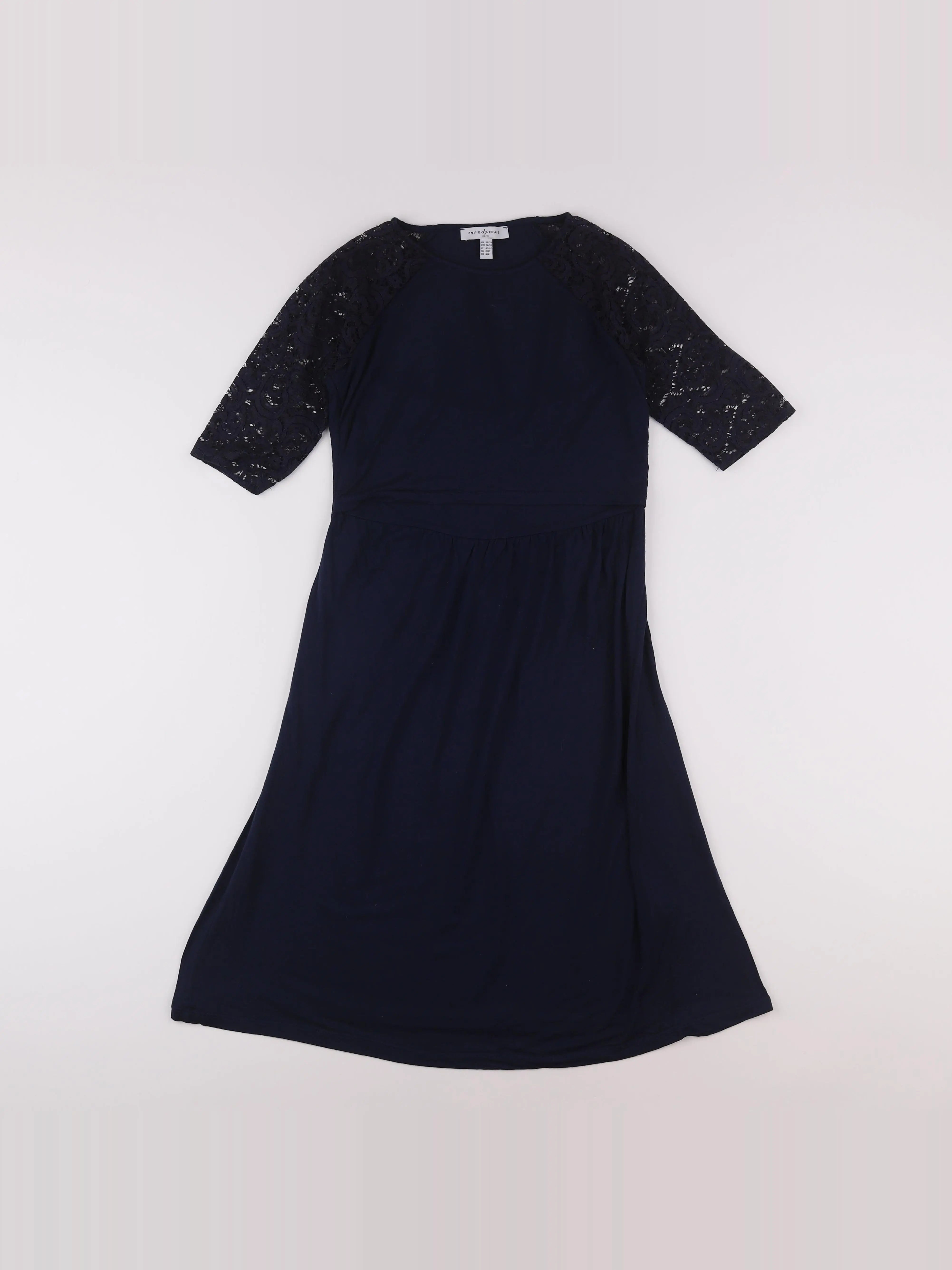 Envie de fraise - robe grossesse bleu - 36 à 38