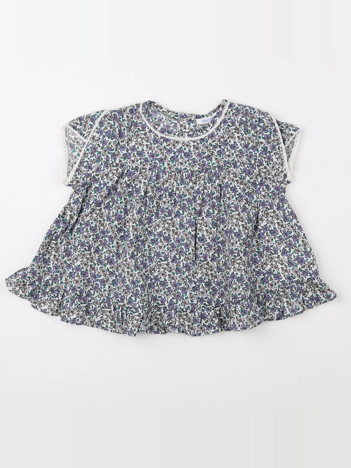 Boutchou - blouse multicolore - 9 mois