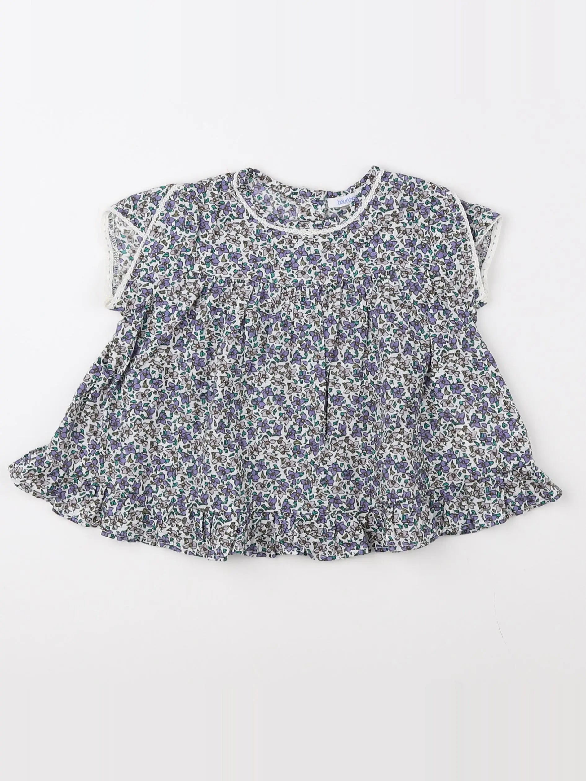 Boutchou - blouse multicolore - 9 mois