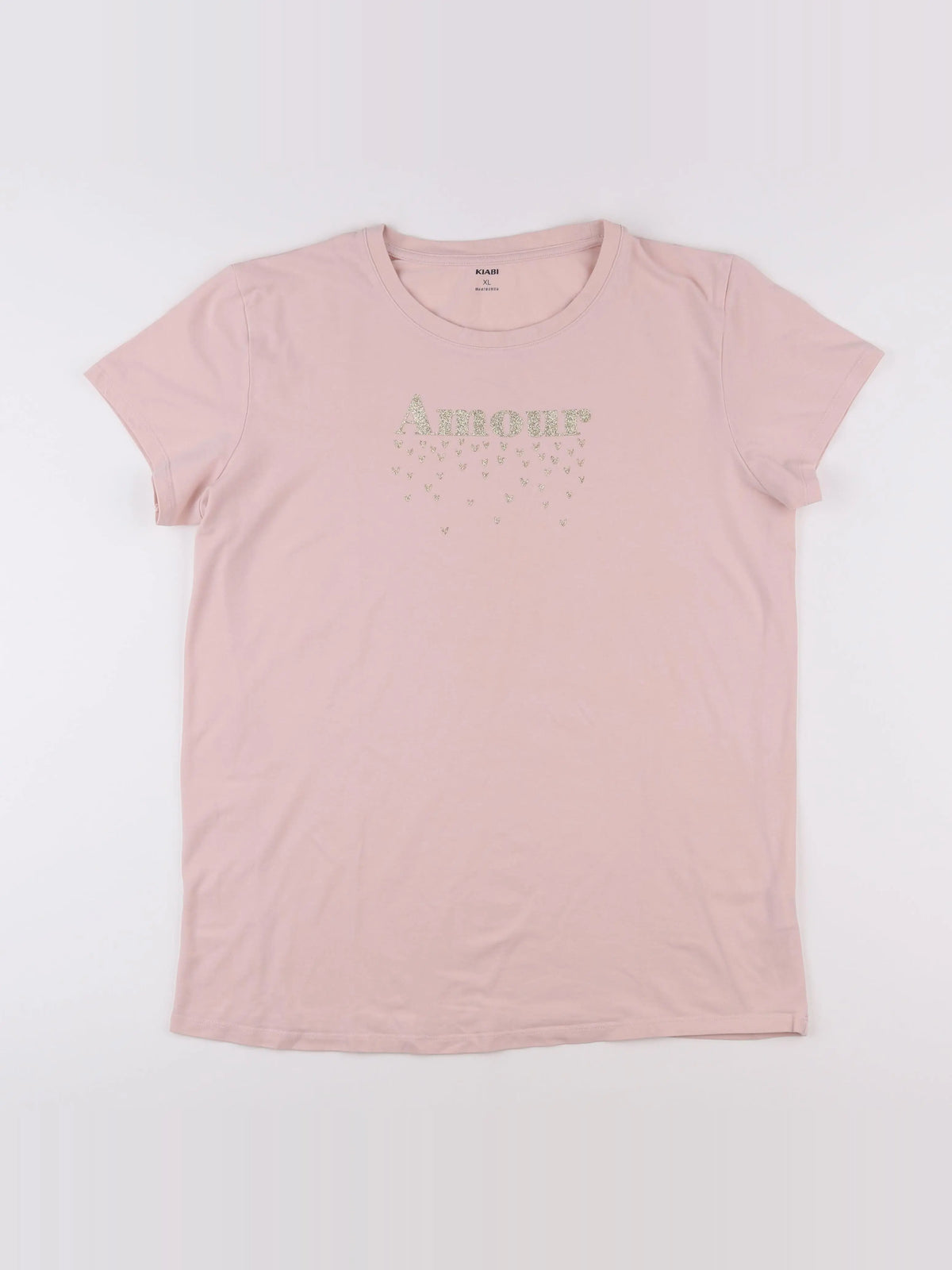 Kiabi - tee-shirt grossesse rose - 46 à 48