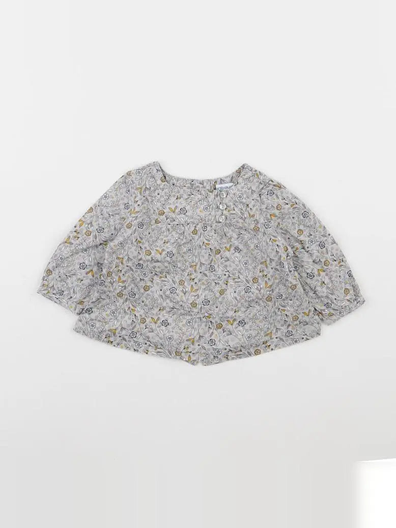 Vertbaudet - blouse gris - 3 mois