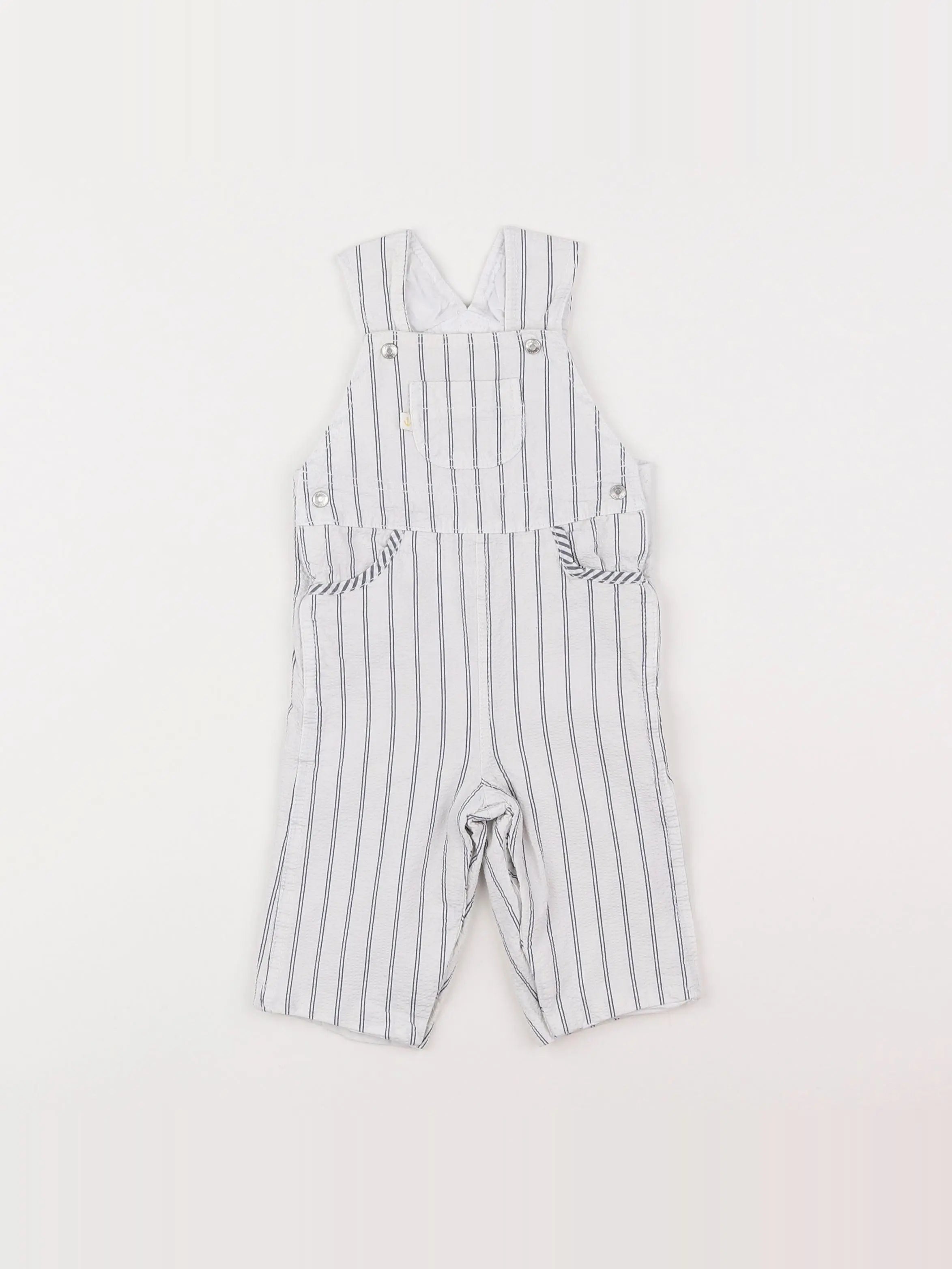 Jacadi - salopette bleu - 6 mois