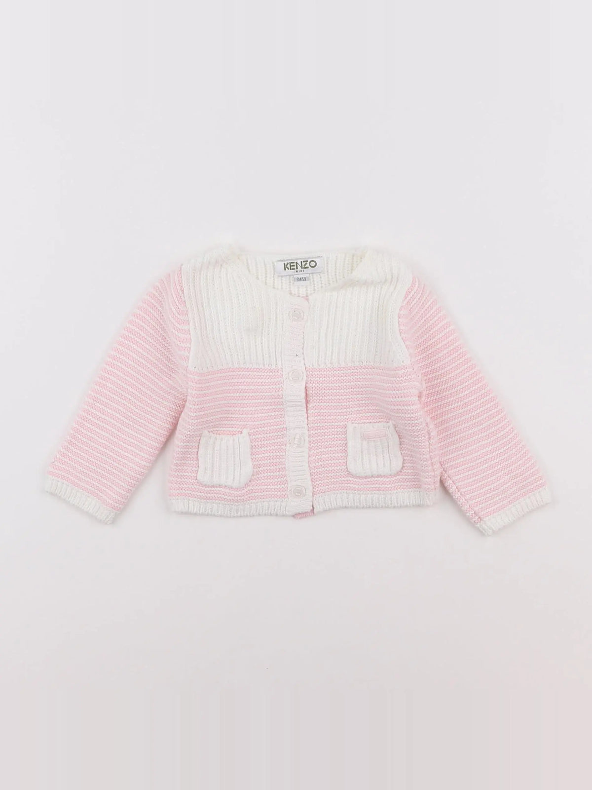 Kenzo - gilet rose - 3 mois