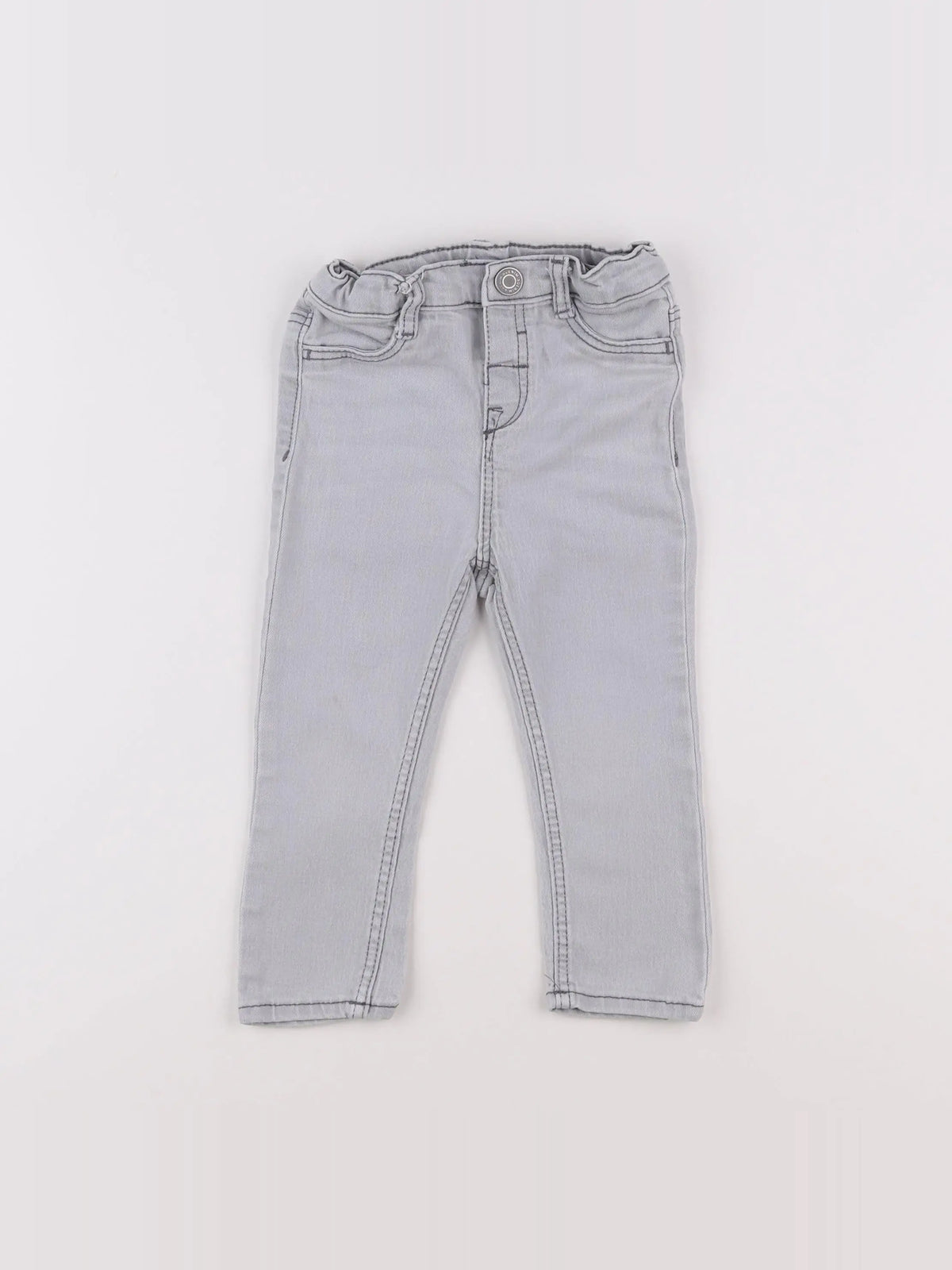 H&M - jean bleu - 12/18 mois