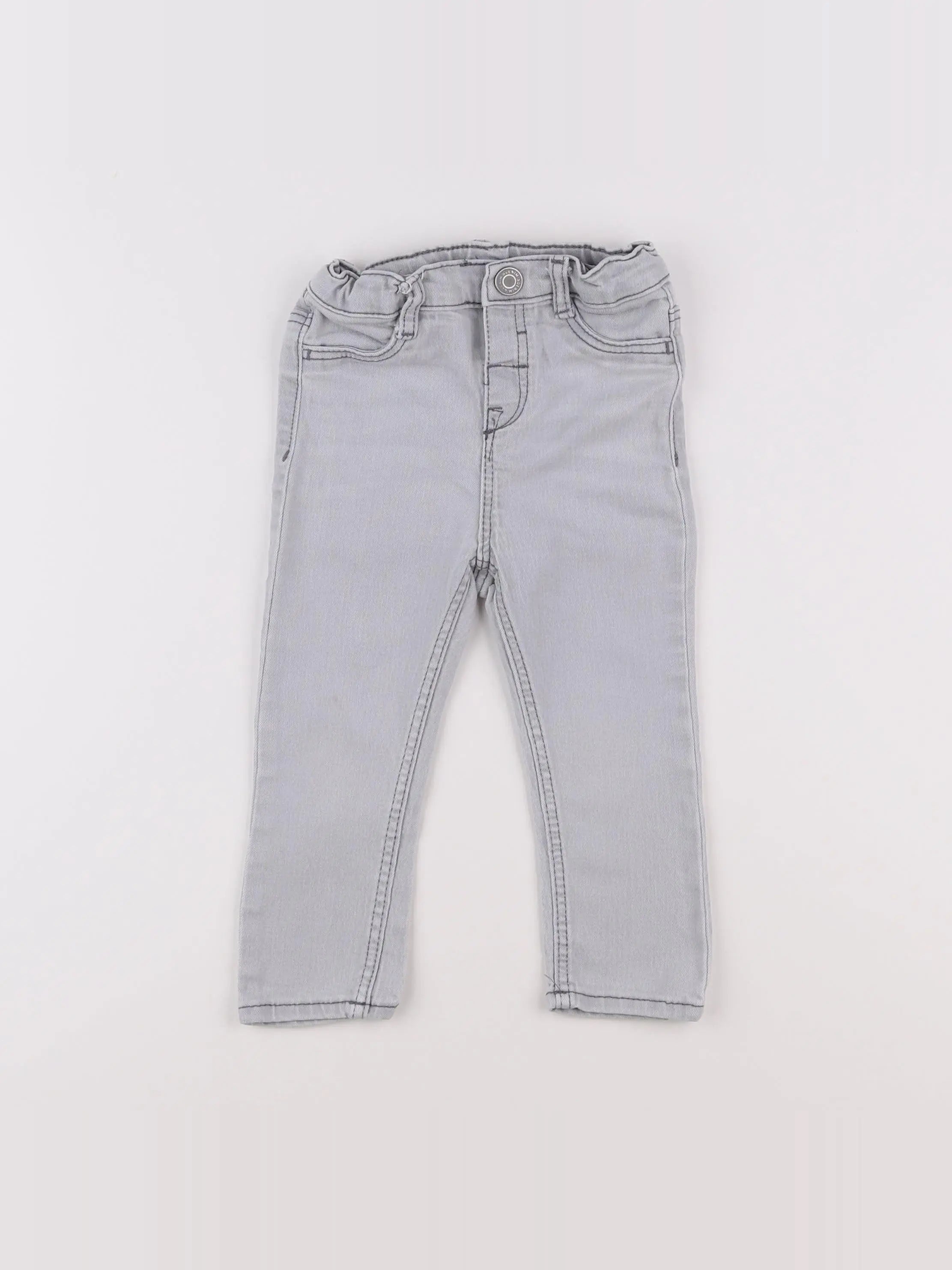 H&M - jean bleu - 12/18 mois