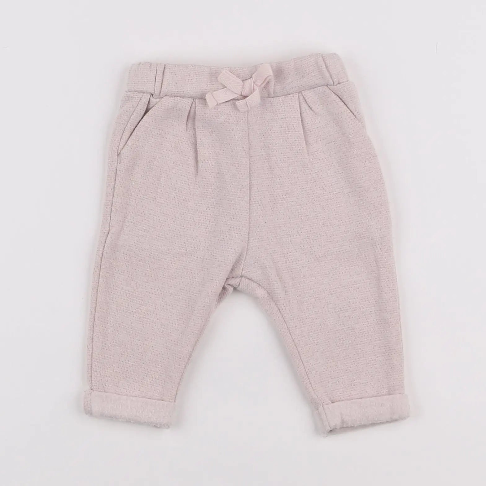 Vertbaudet - pantalon rose - 3 mois