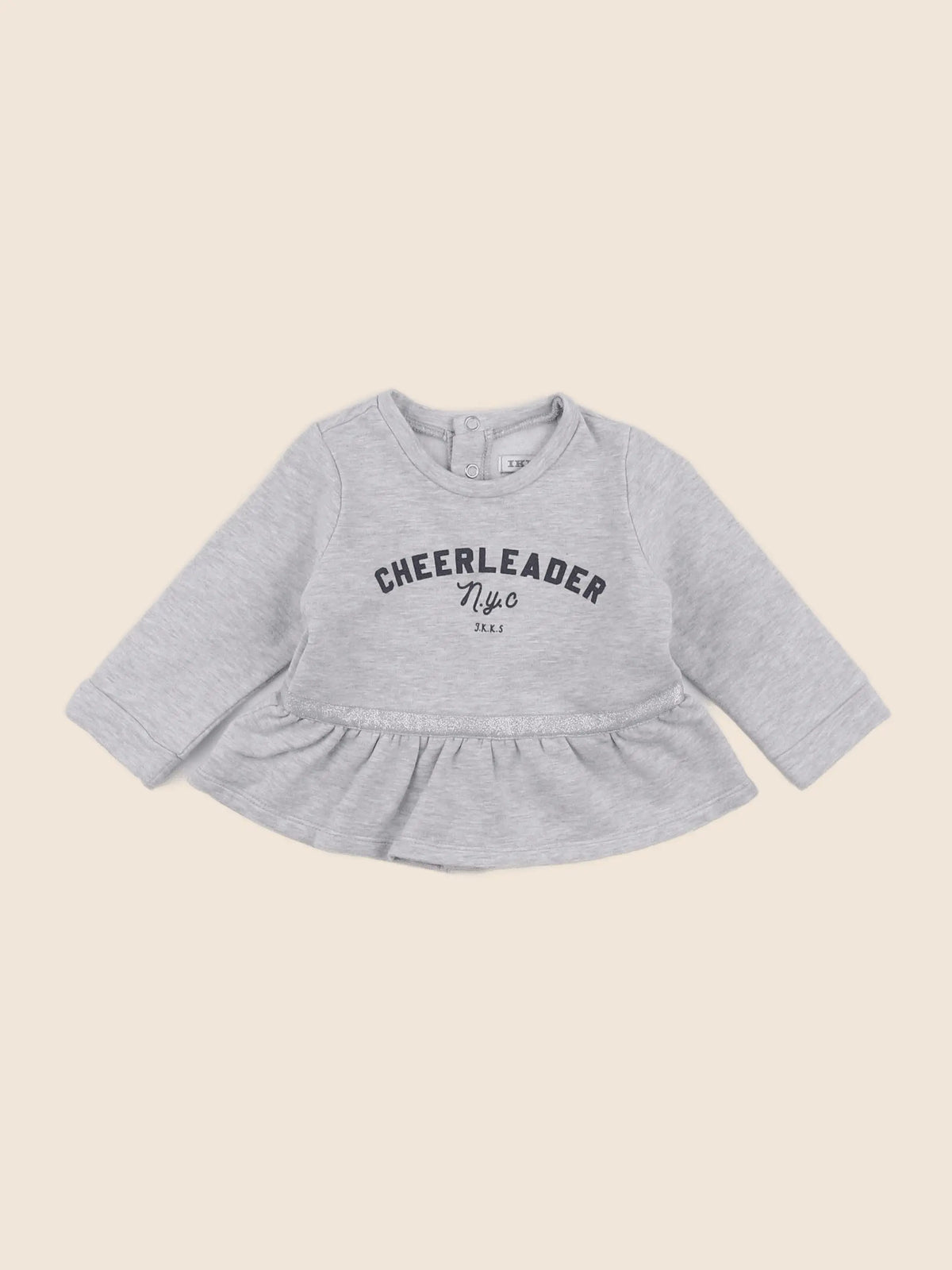 IKKS - sweat gris - 6 mois