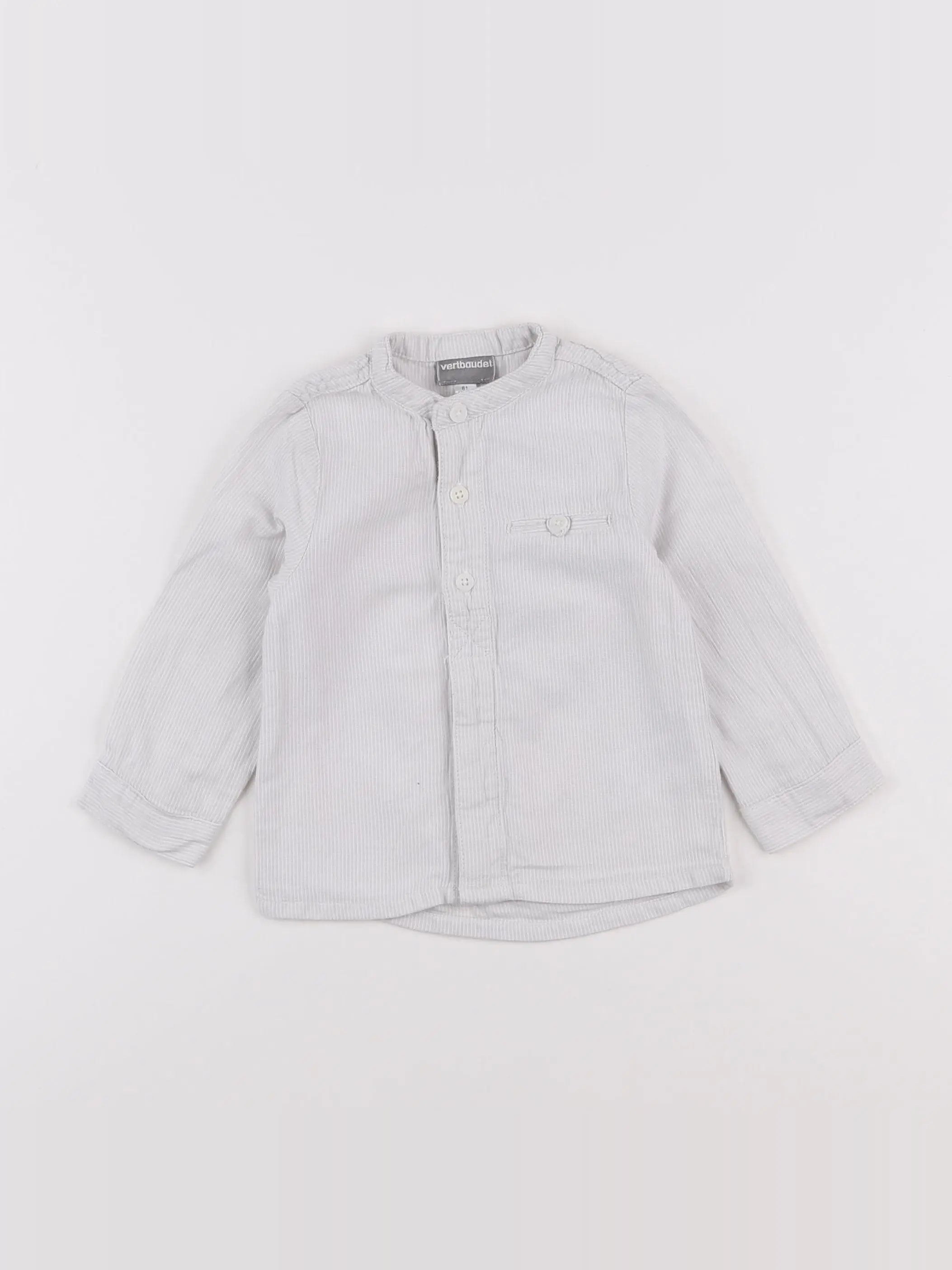 Vertbaudet - chemise beige - 18 mois