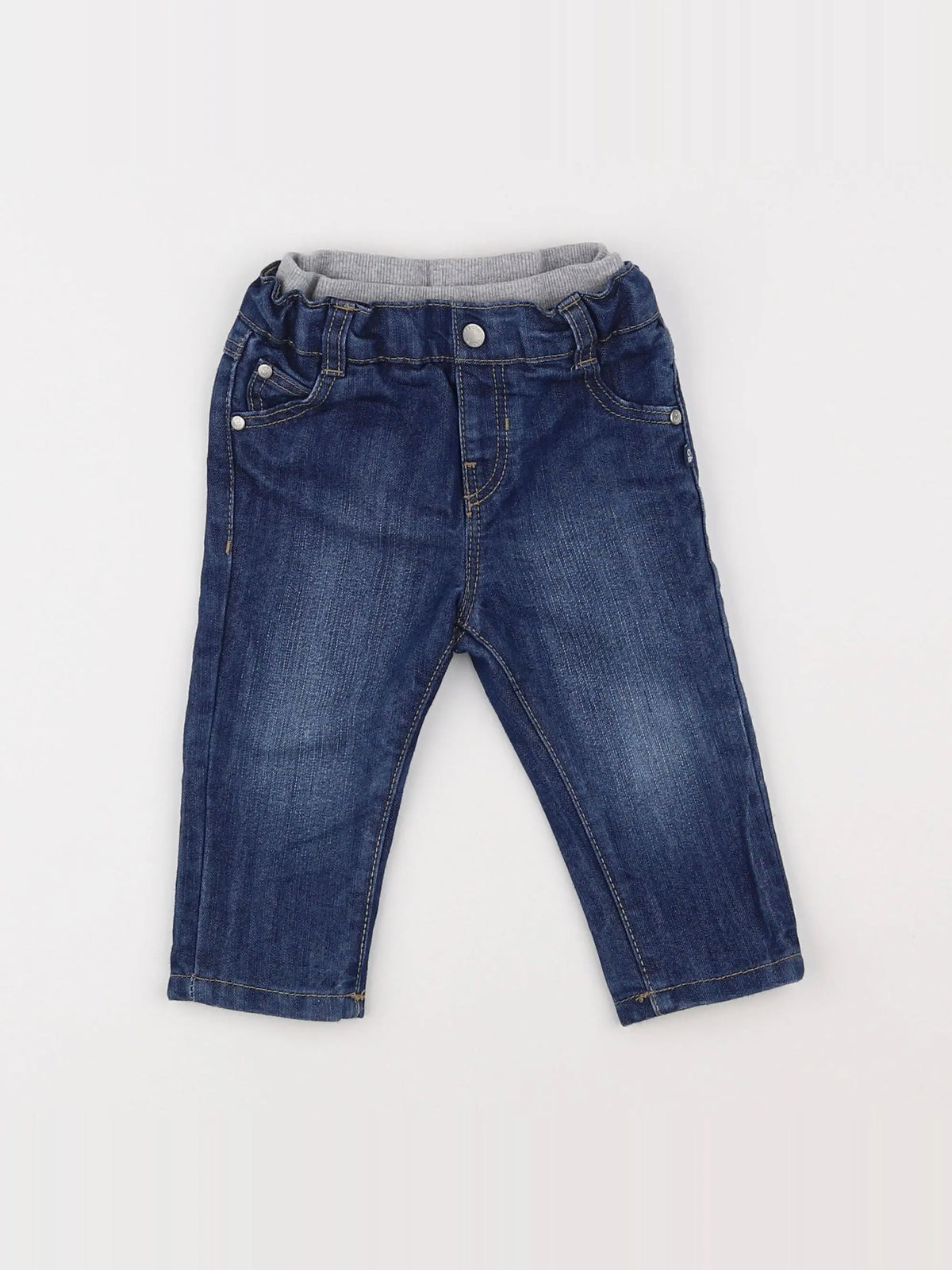 Obaïbi - jegging bleu - 9 mois