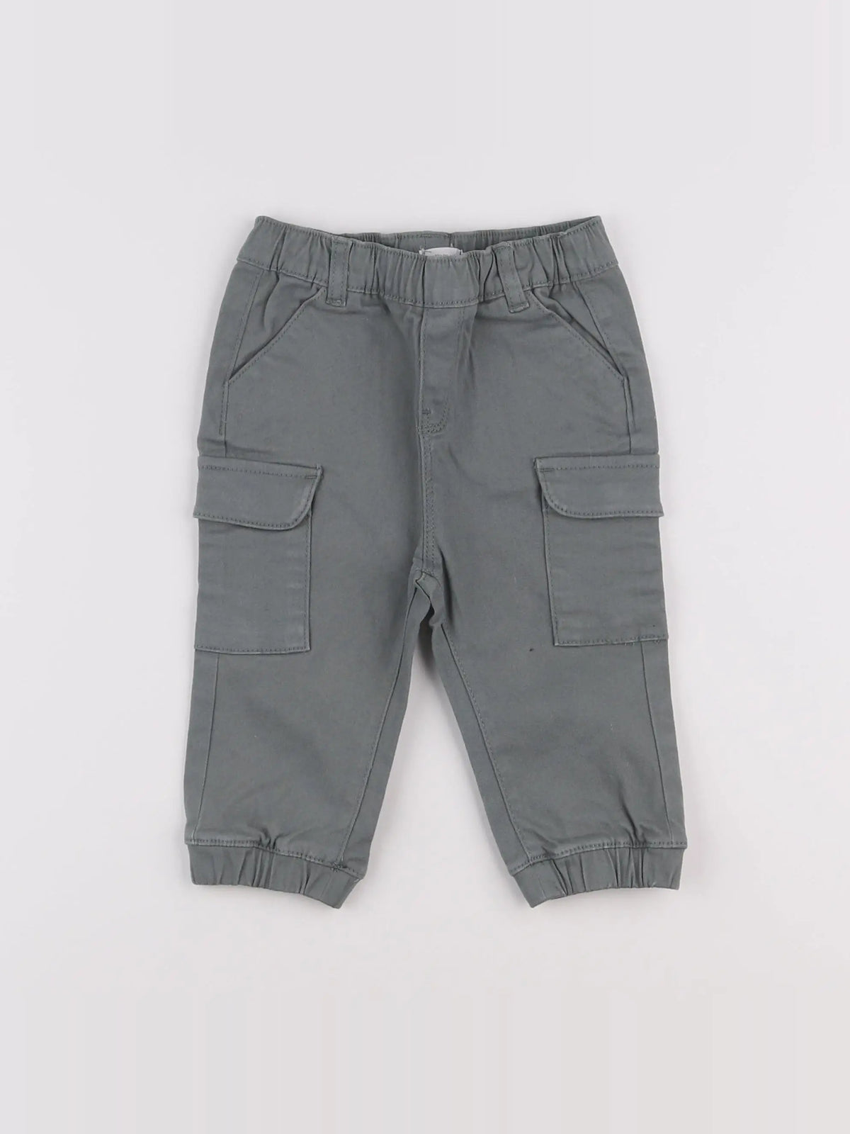 Vertbaudet - pantalon vert - 12 mois
