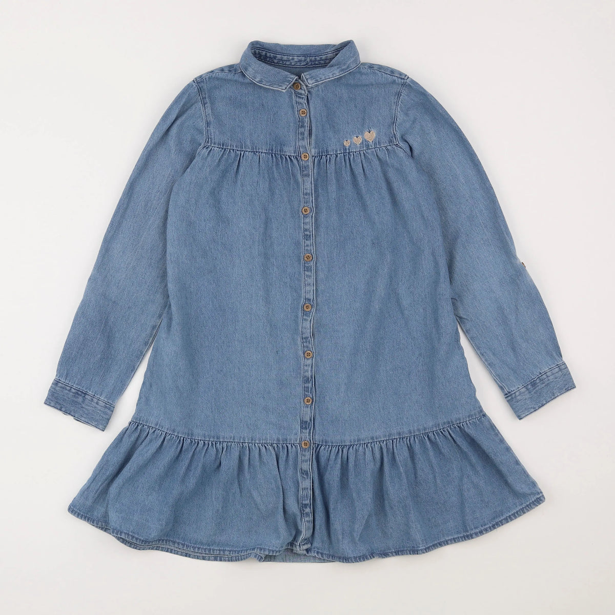 Vertbaudet - robe bleu - 9 ans