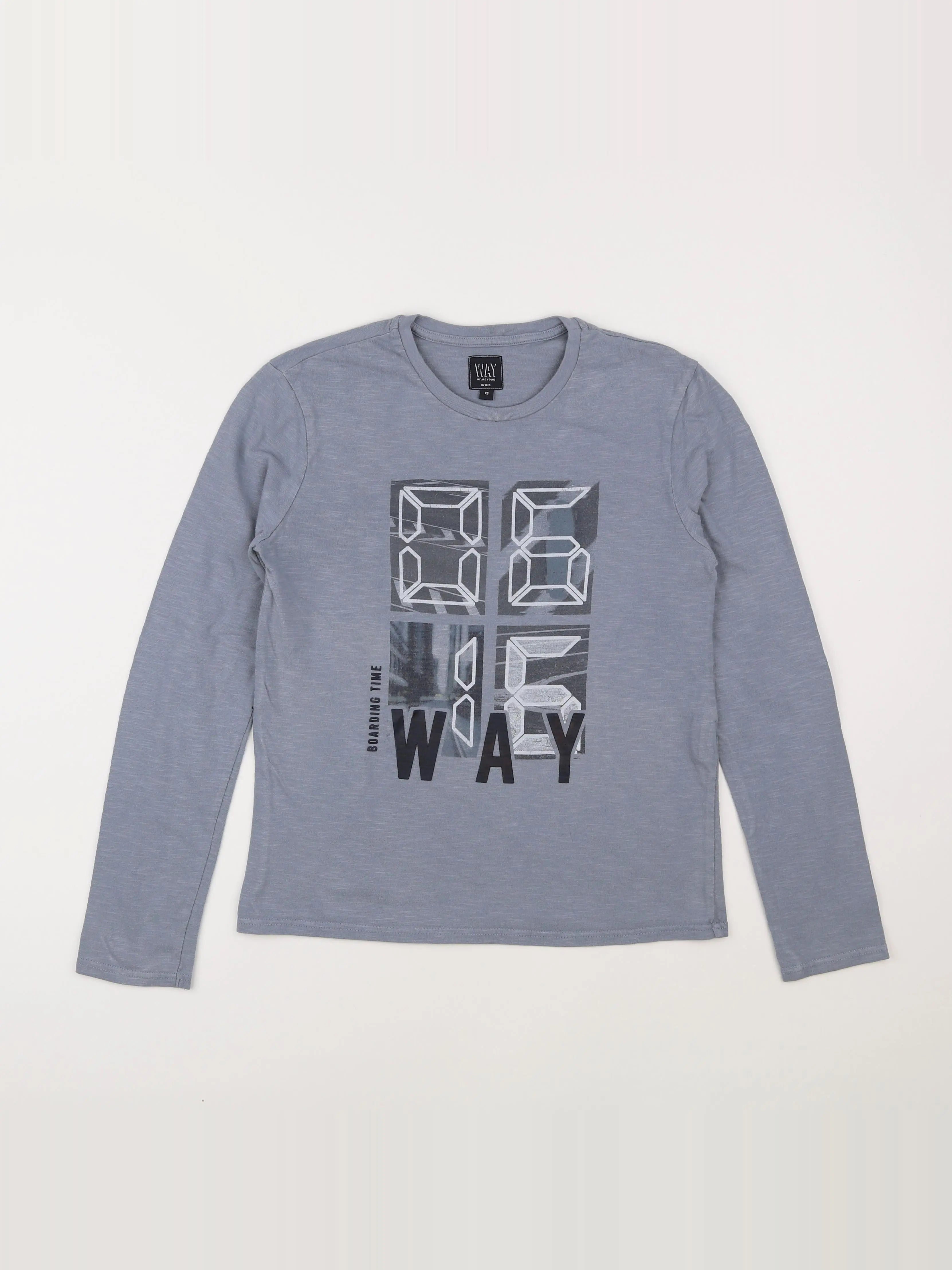 IKKS - tee-shirt gris - 12 ans