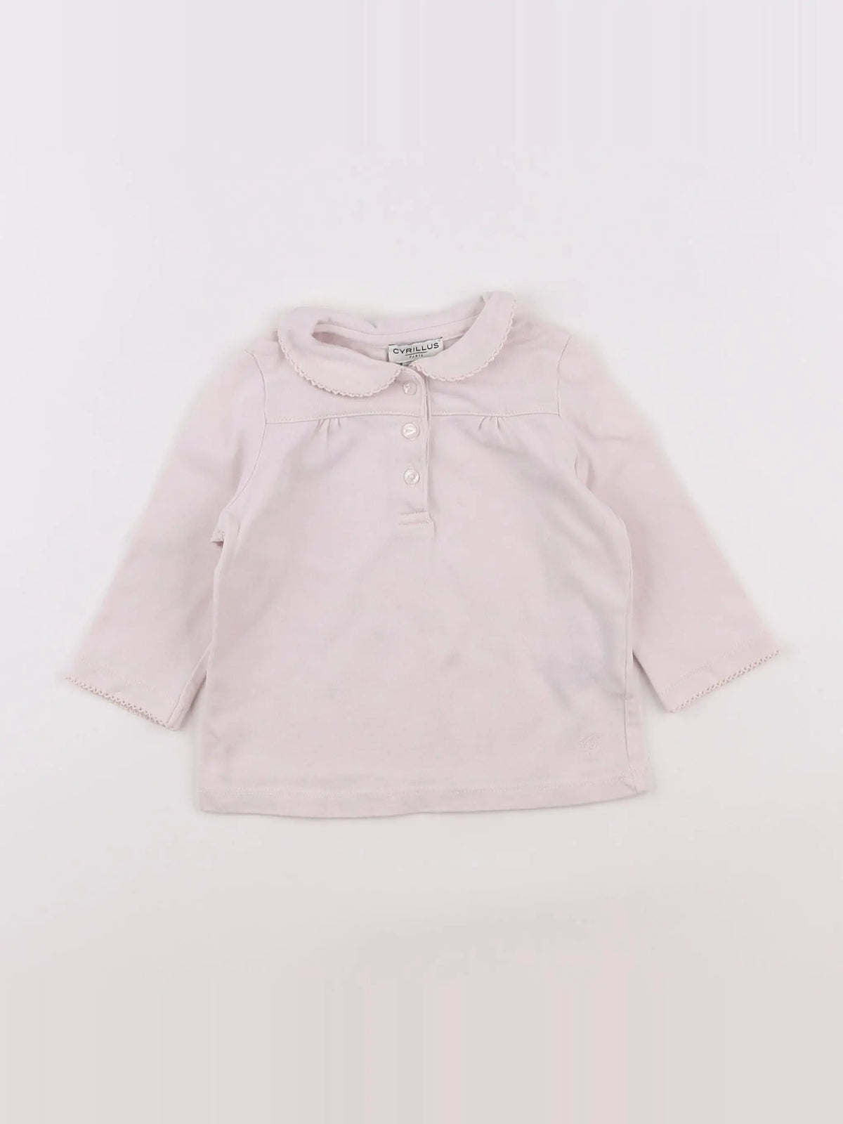 Cyrillus - tee-shirt rose - 12 mois
