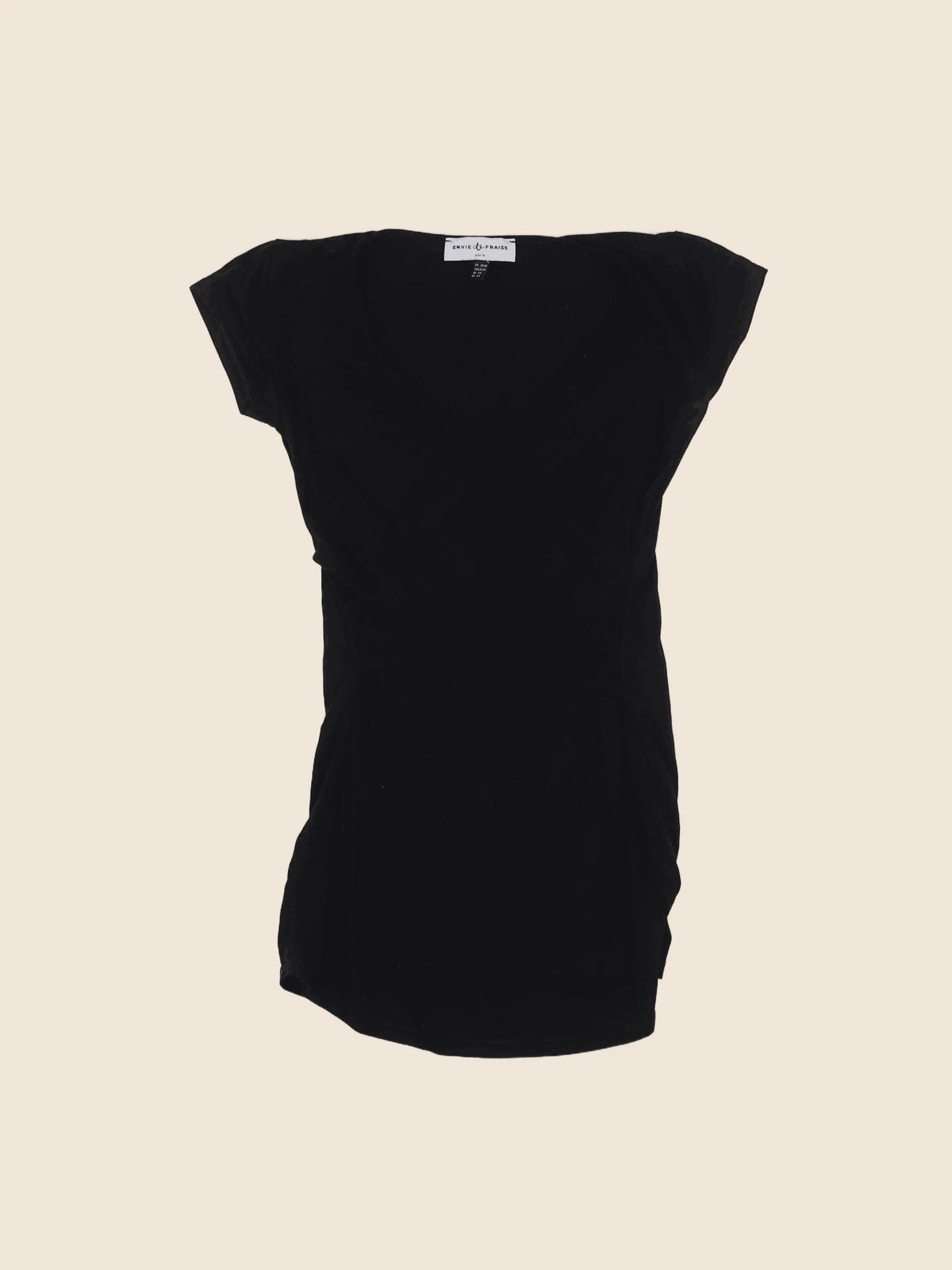 Envie de fraise - tee-shirt grossesse noir - 34 à 36