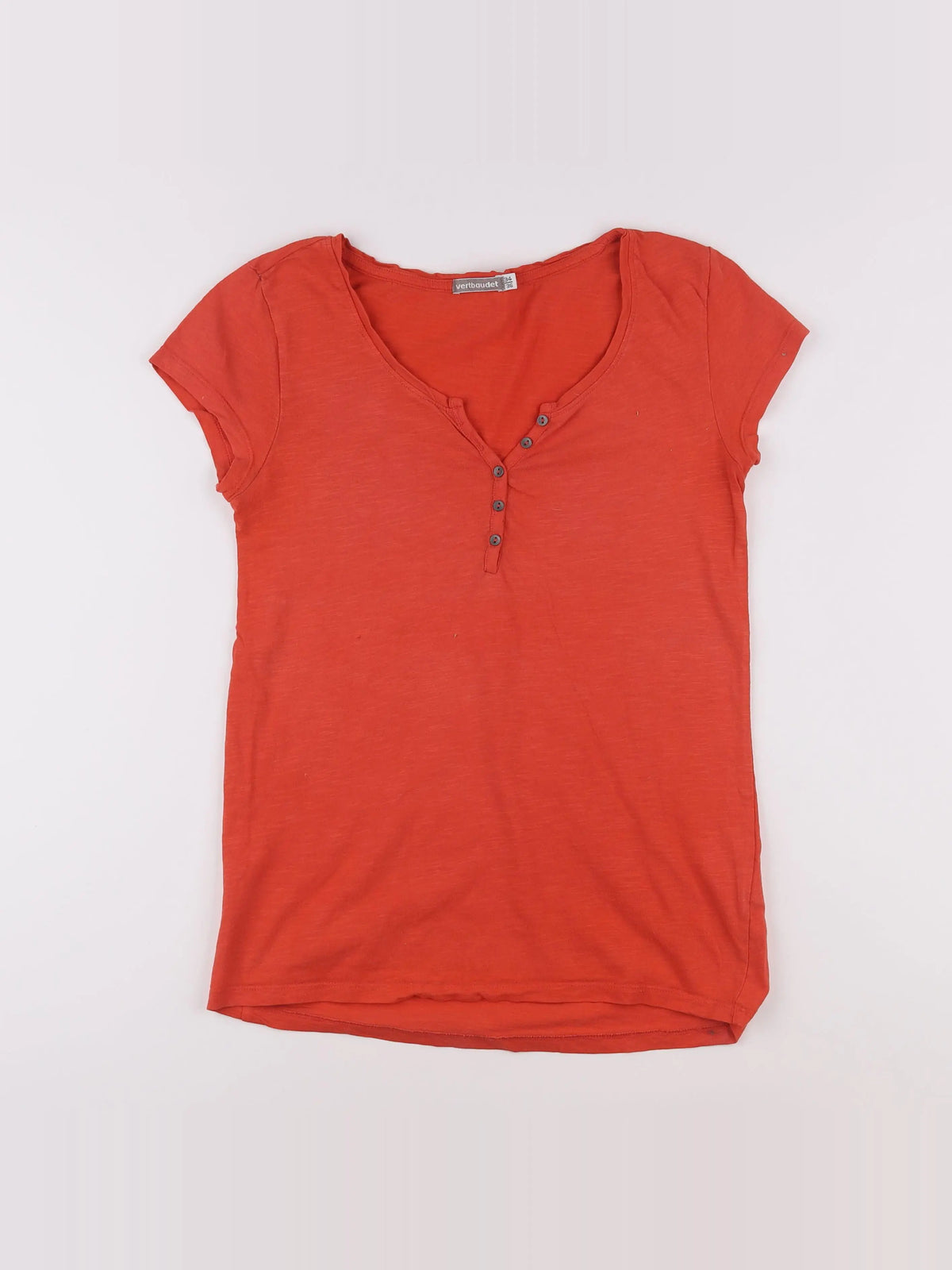 Vertbaudet - tee-shirt grossesse rouge - 34 à 36