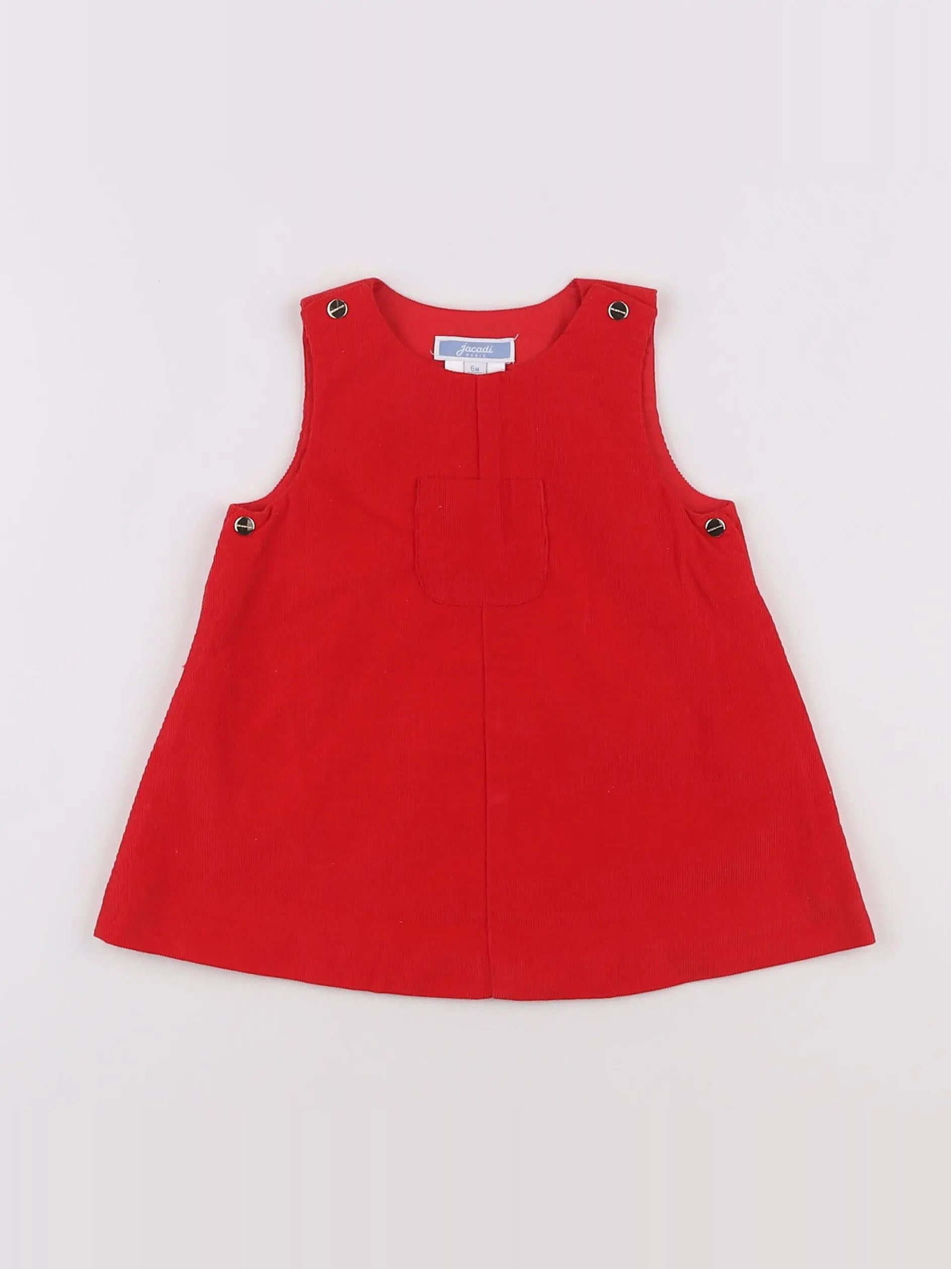 Jacadi - robe rouge - 6 mois