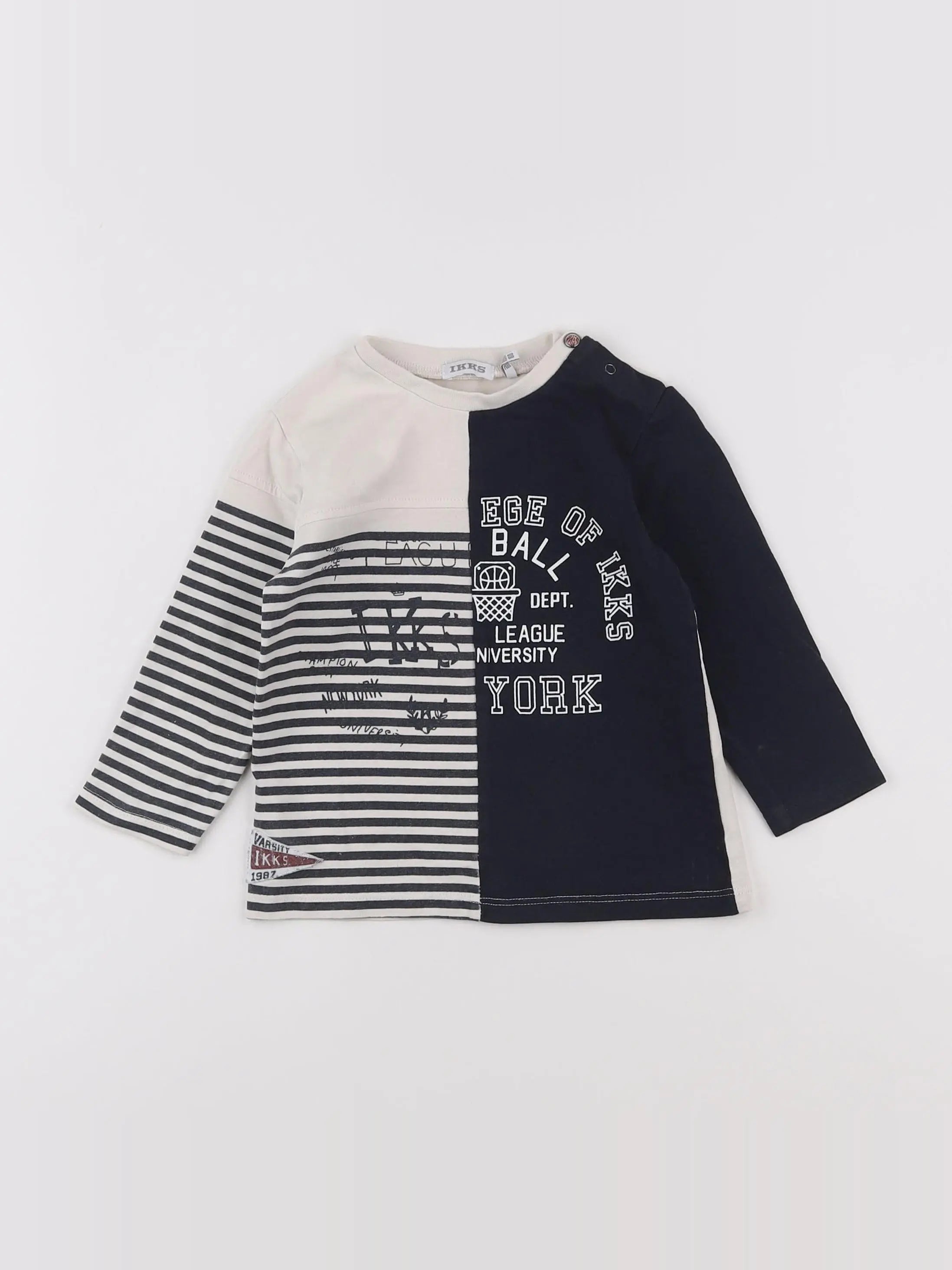 IKKS - tee-shirt noir - 18 mois