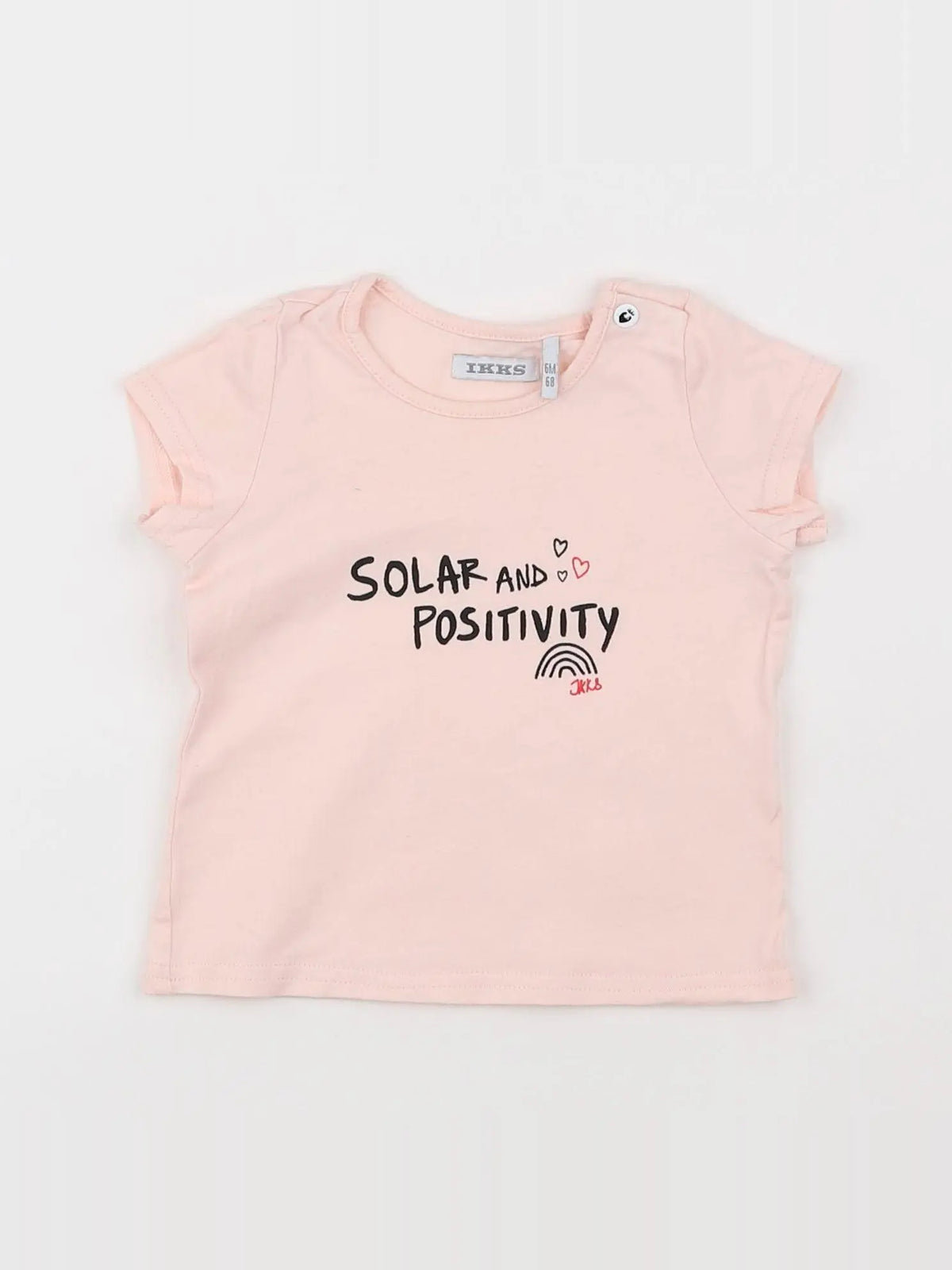 IKKS - tee-shirt rose - 6 mois