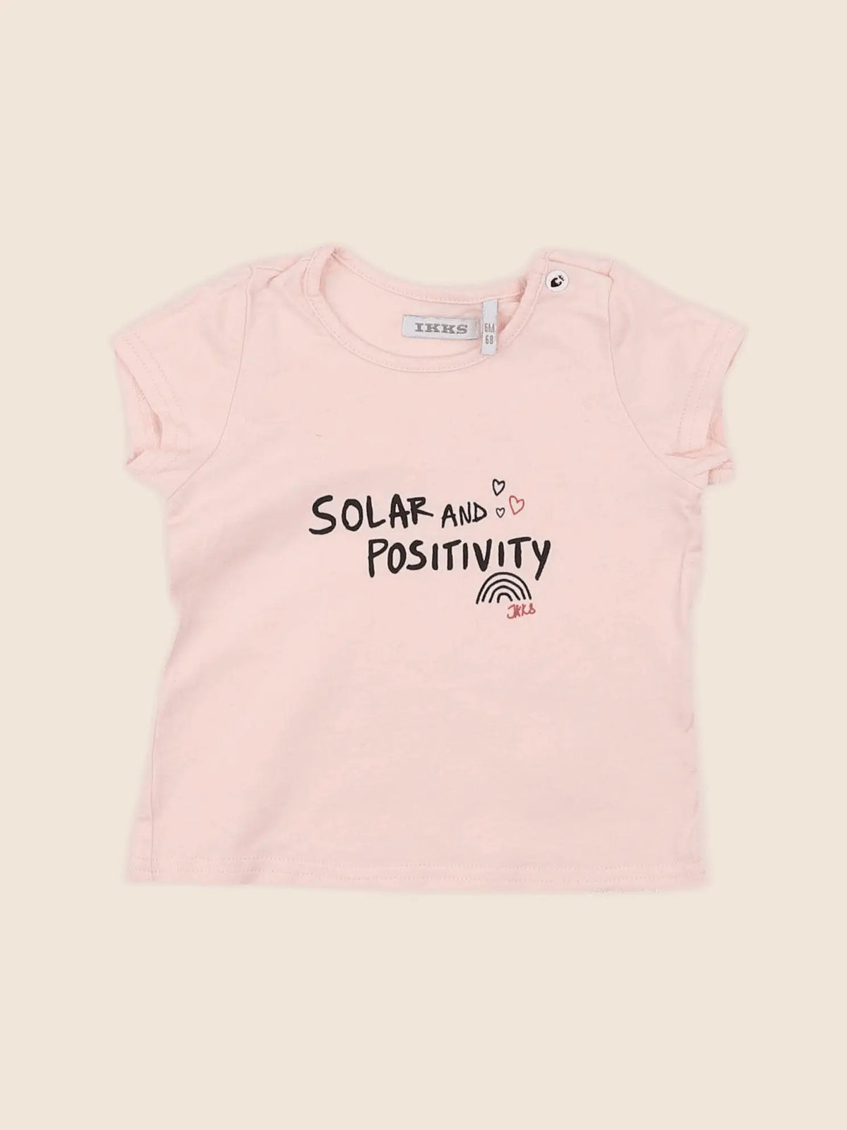 IKKS - tee-shirt rose - 6 mois