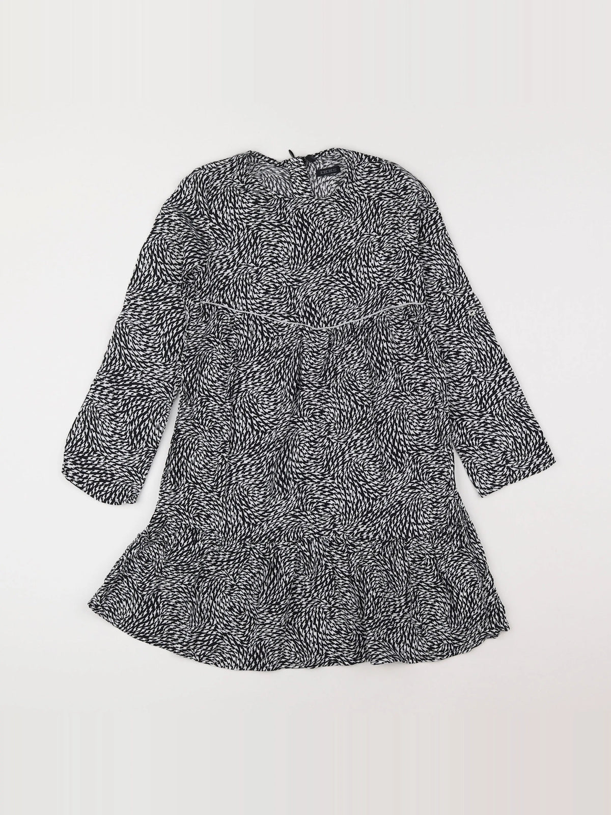 IKKS - robe noir, blanc - 8 ans