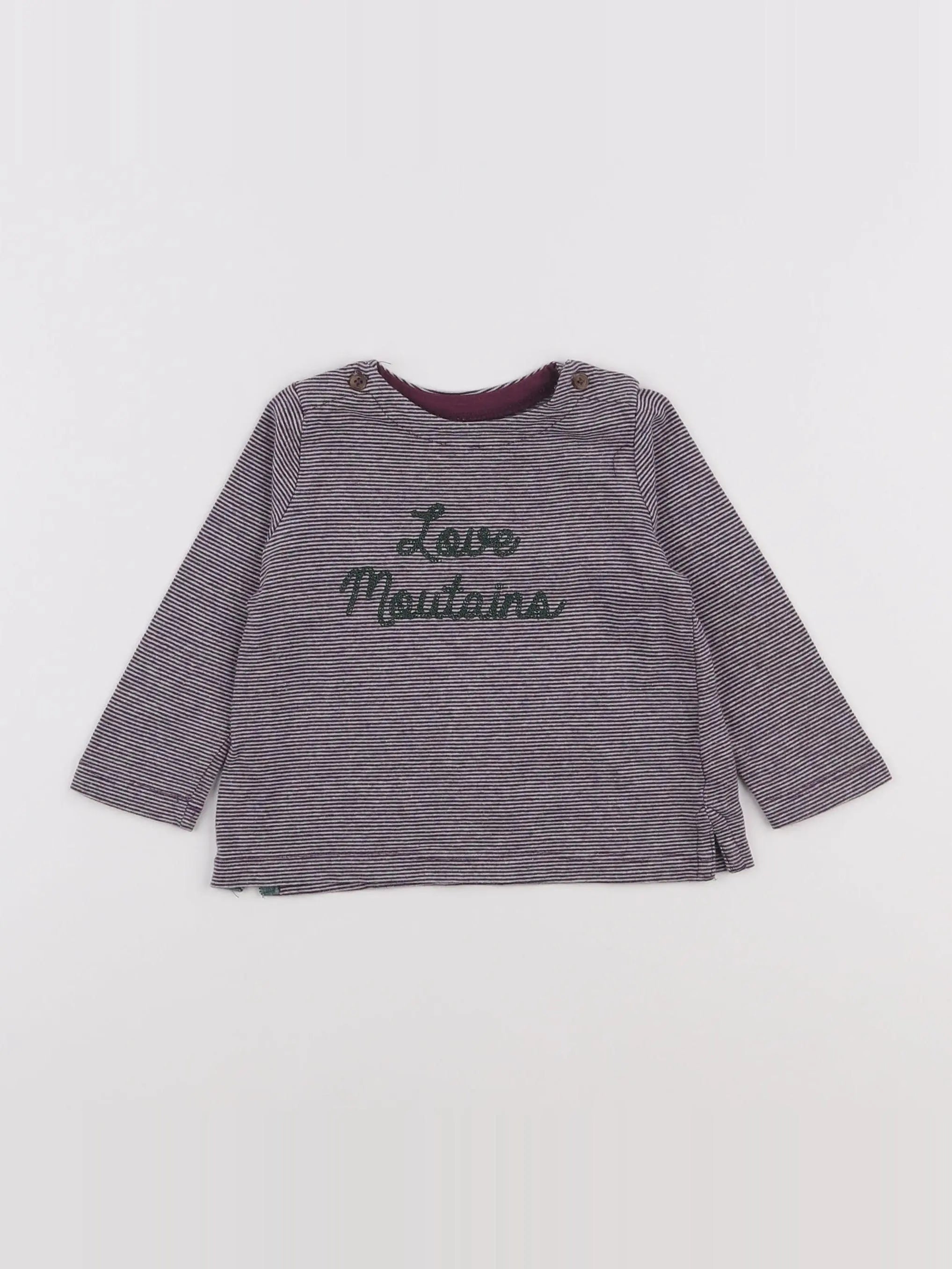 Boutchou - tee-shirt rouge - 9 mois
