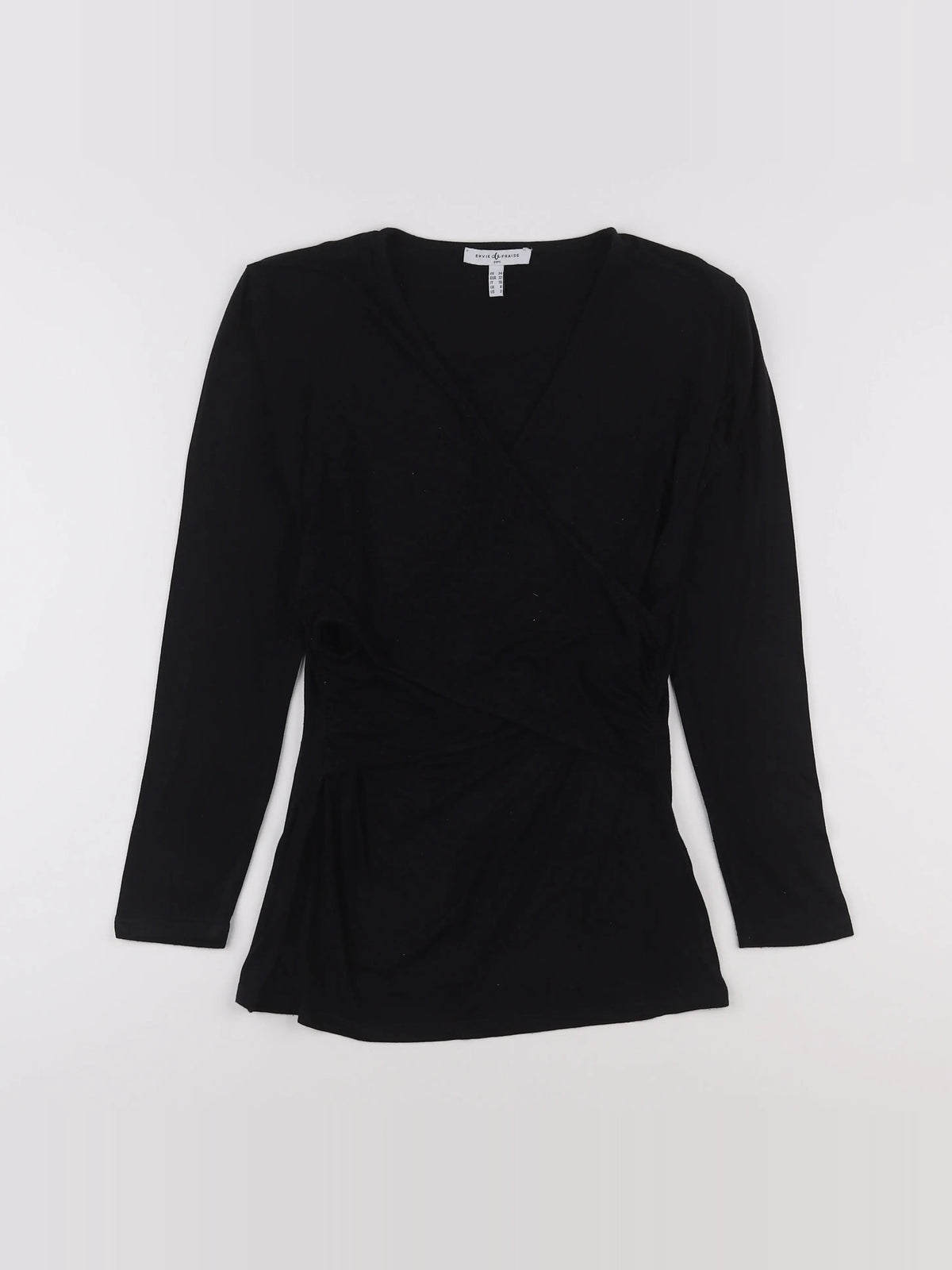 Envie de fraise - tee-shirt grossesse, allaitement noir - 34