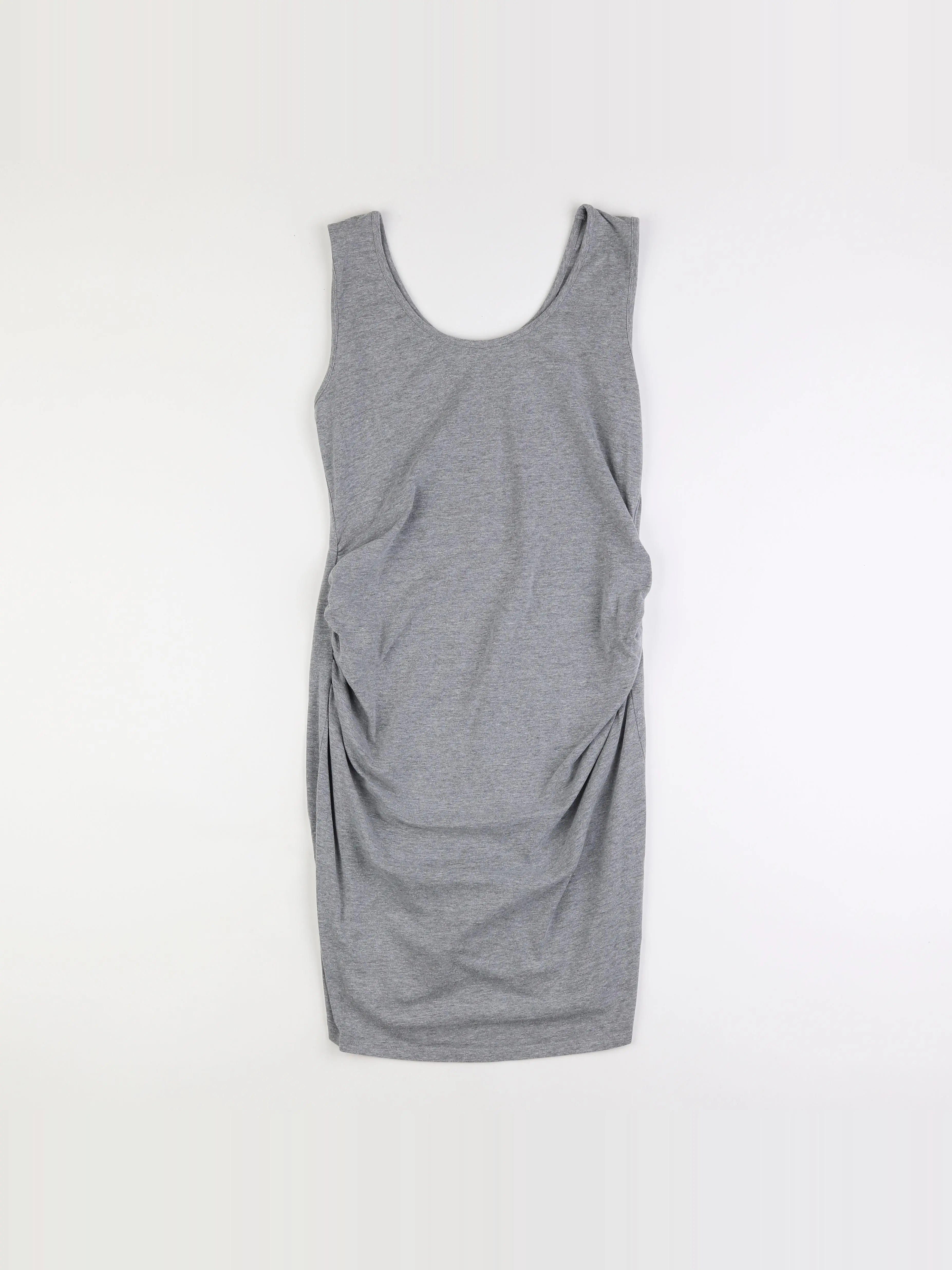 Envie de fraise - robe grossesse gris - 36 à 38