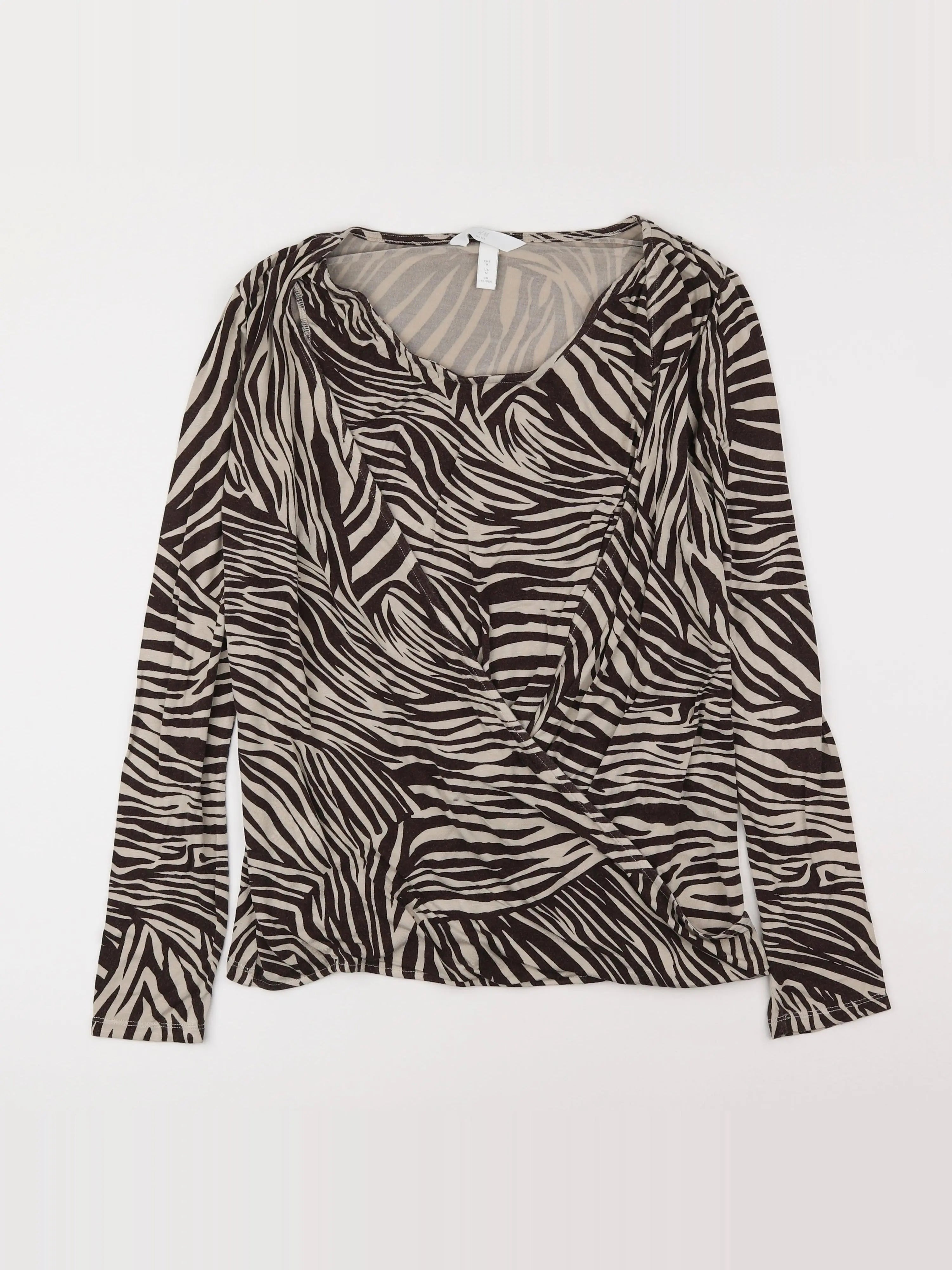 H&M - tee-shirt grossesse, allaitement beige - 40 à 42