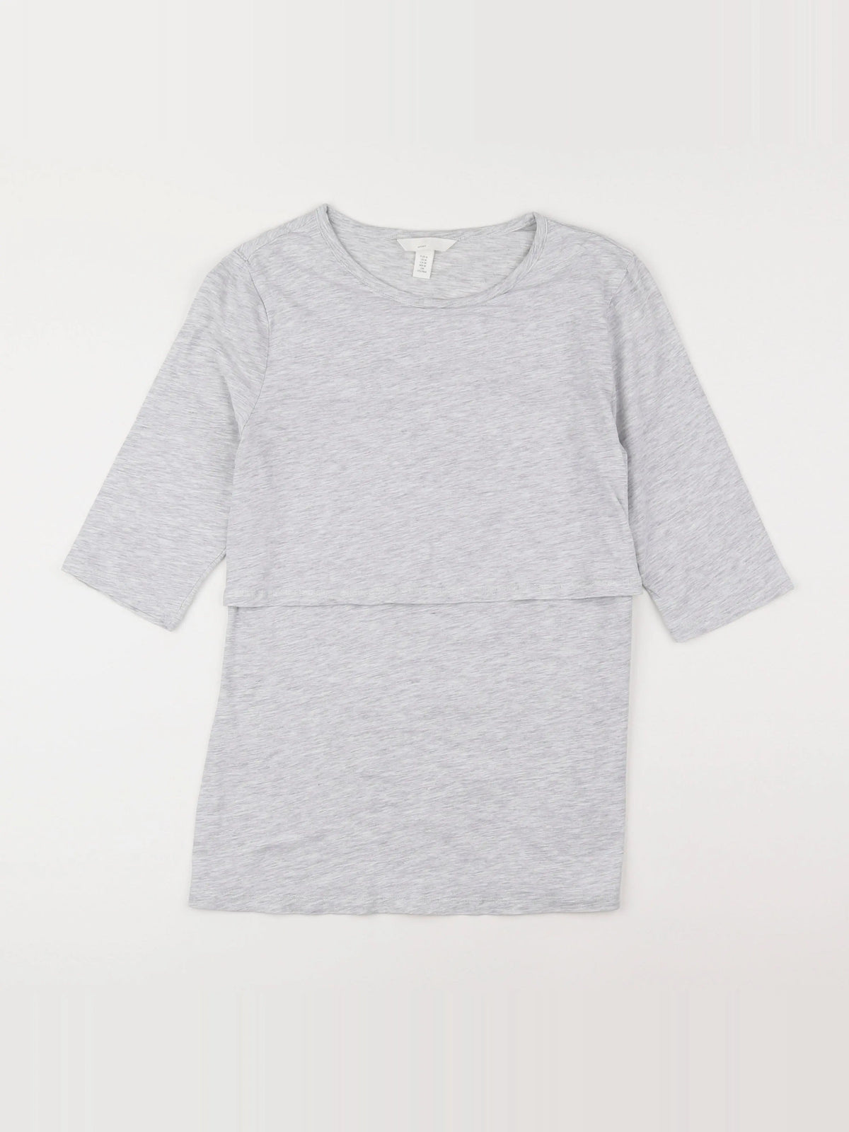 H&M - tee-shirt grossesse, allaitement gris - 42 à 44