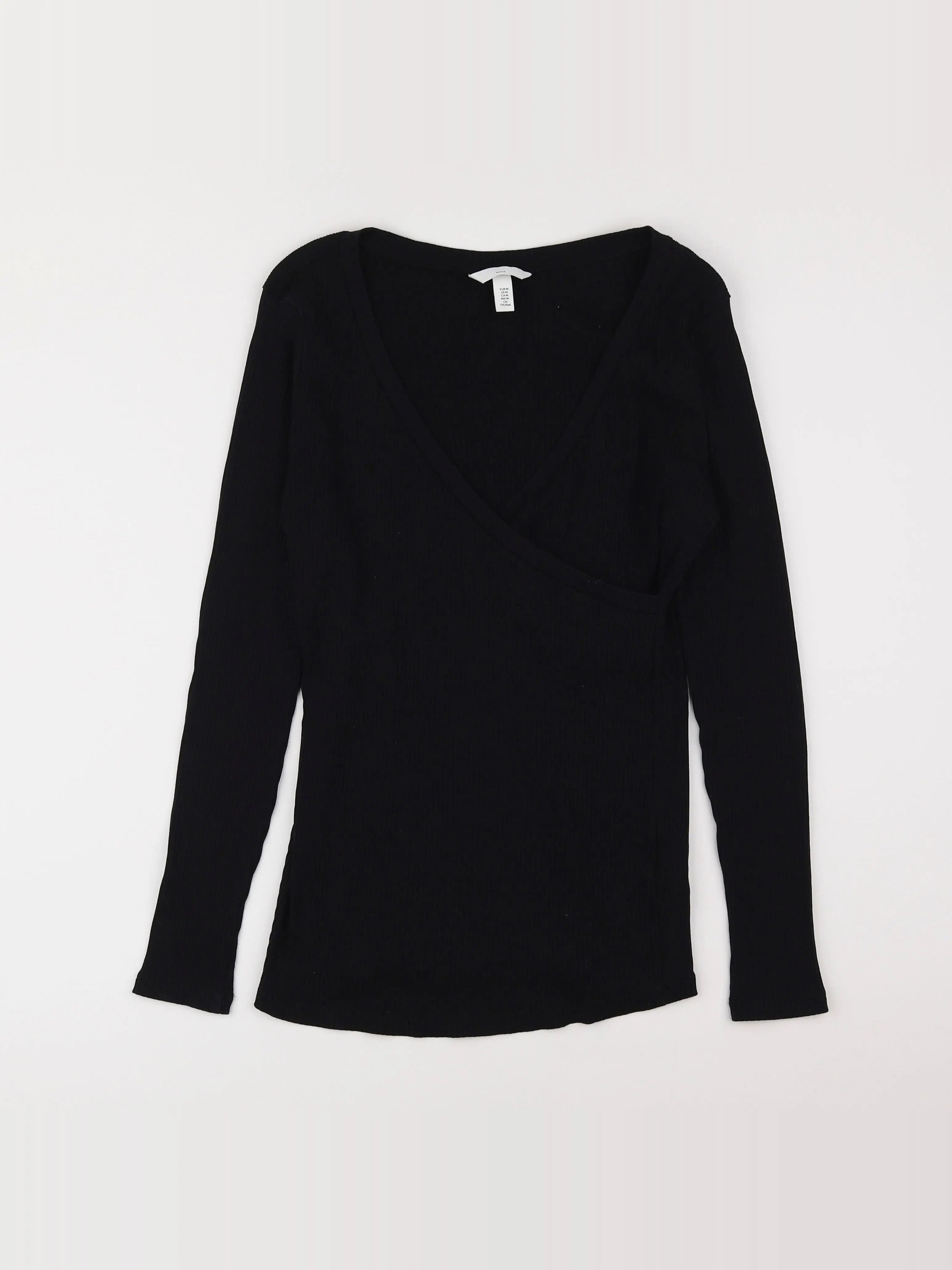 H&M - tee-shirt grossesse noir - 38