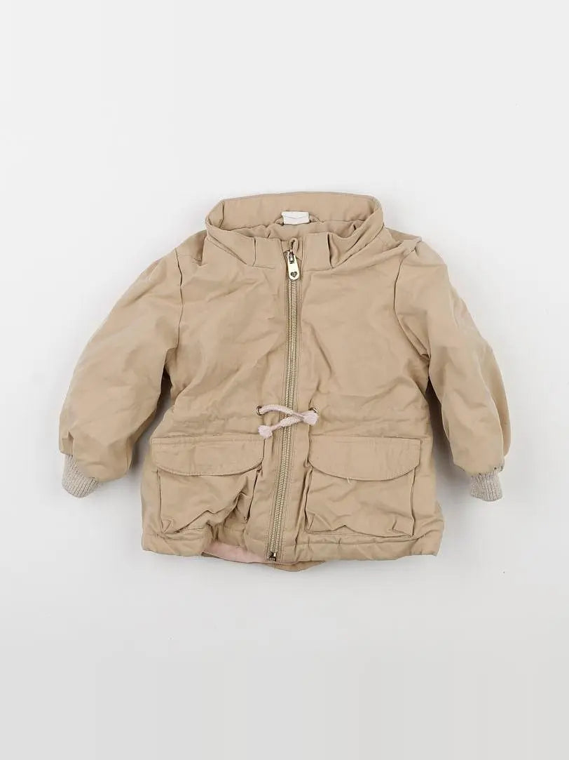 H&M - trench beige - 6/9 mois