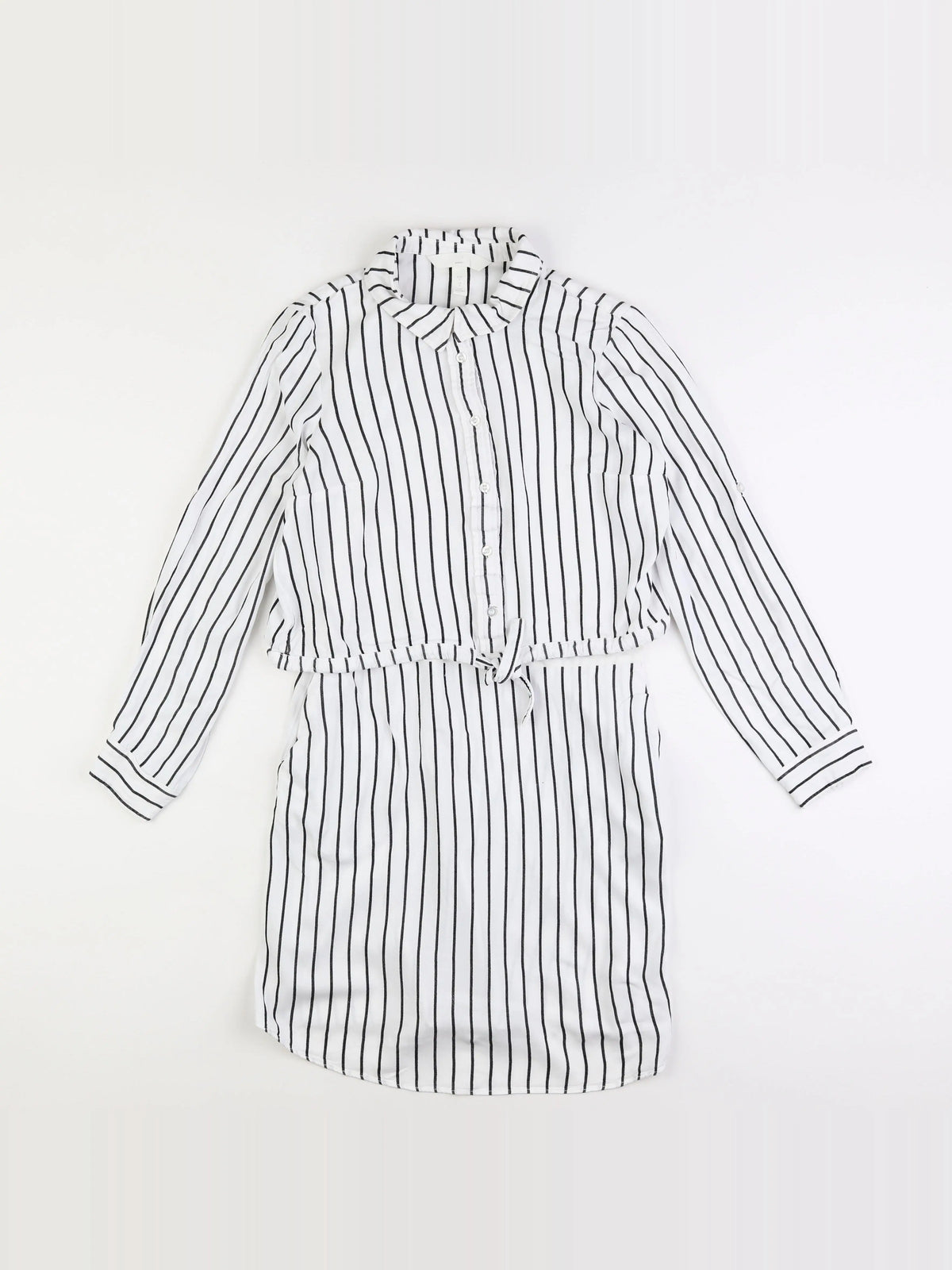 H&M - robe grossesse blanc - 36